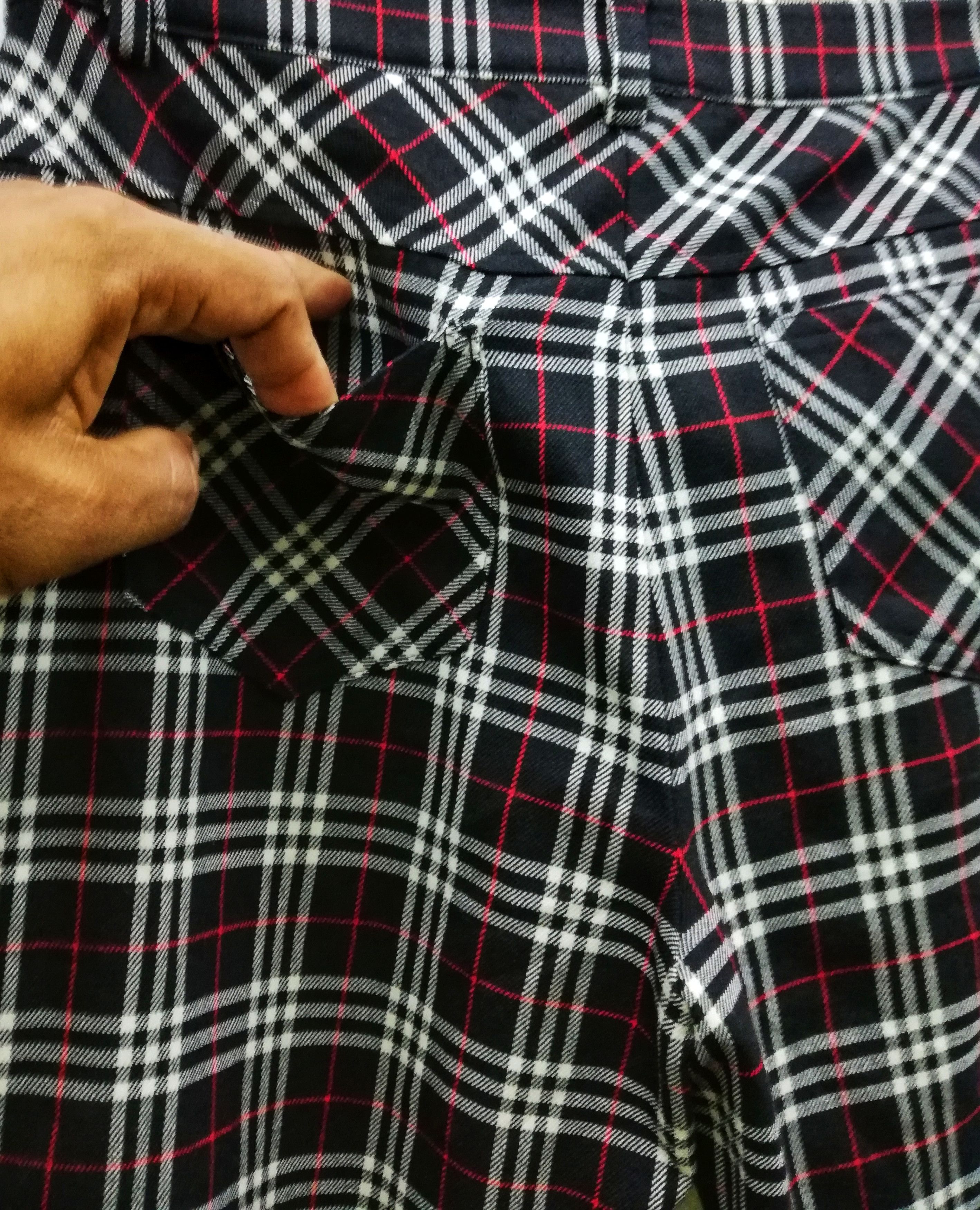 Burberry 🔥Vintage Burberry Blue Label Wool Dark Nova Check Pants🔥 Size US 28 / EU 44 - 12 Thumbnail