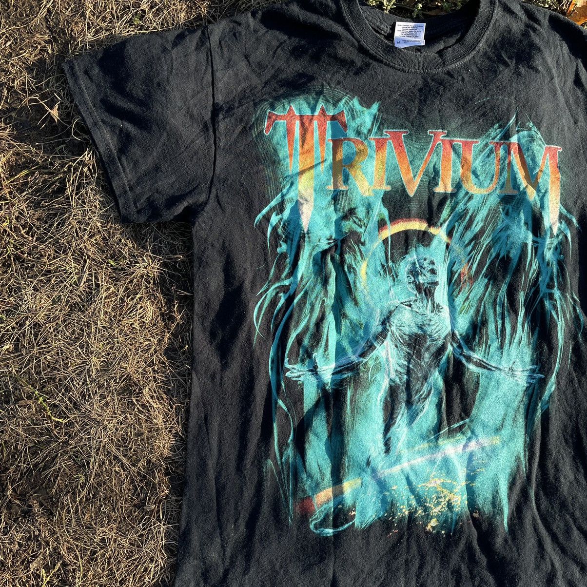 Vintage Vintage Y2K Trivium Horror Graphic Tee Sun Faded Grunge L Size US L / EU 52-54 / 3 - 4 Thumbnail