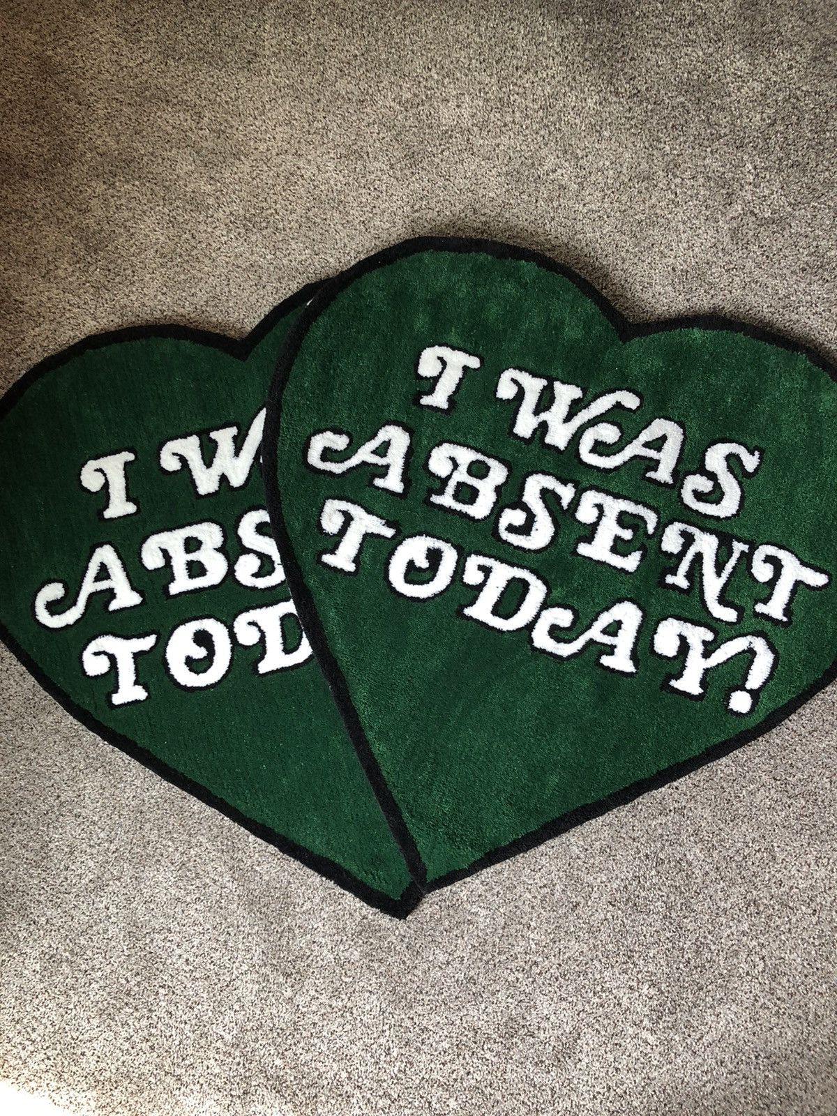 Absent Absent "I Was Absent Today!" Rug Size ONE SIZE - 6 Thumbnail
