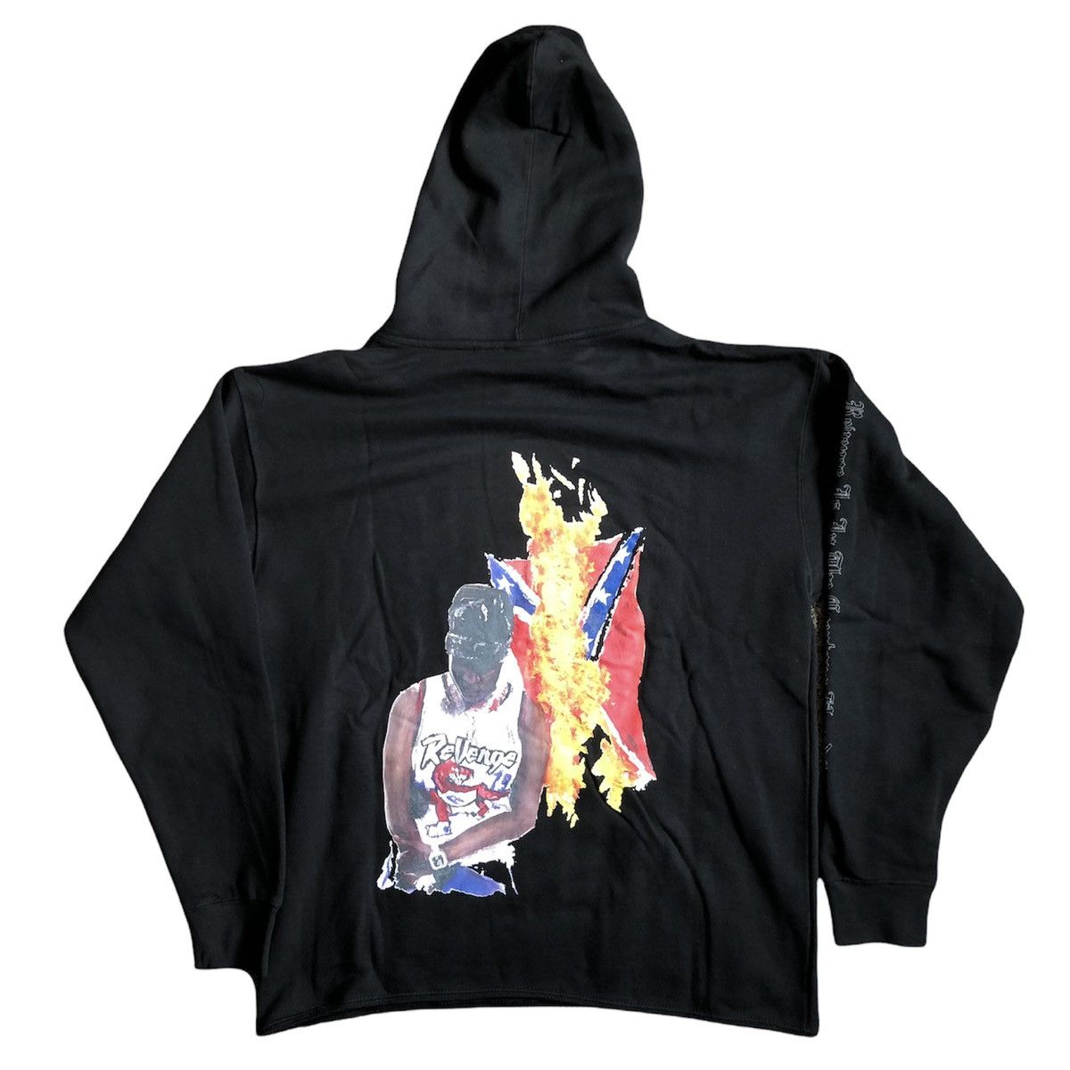 image of Revenge X Ski Mask "lightning" Hoodie in Black, Men's (Size XL)