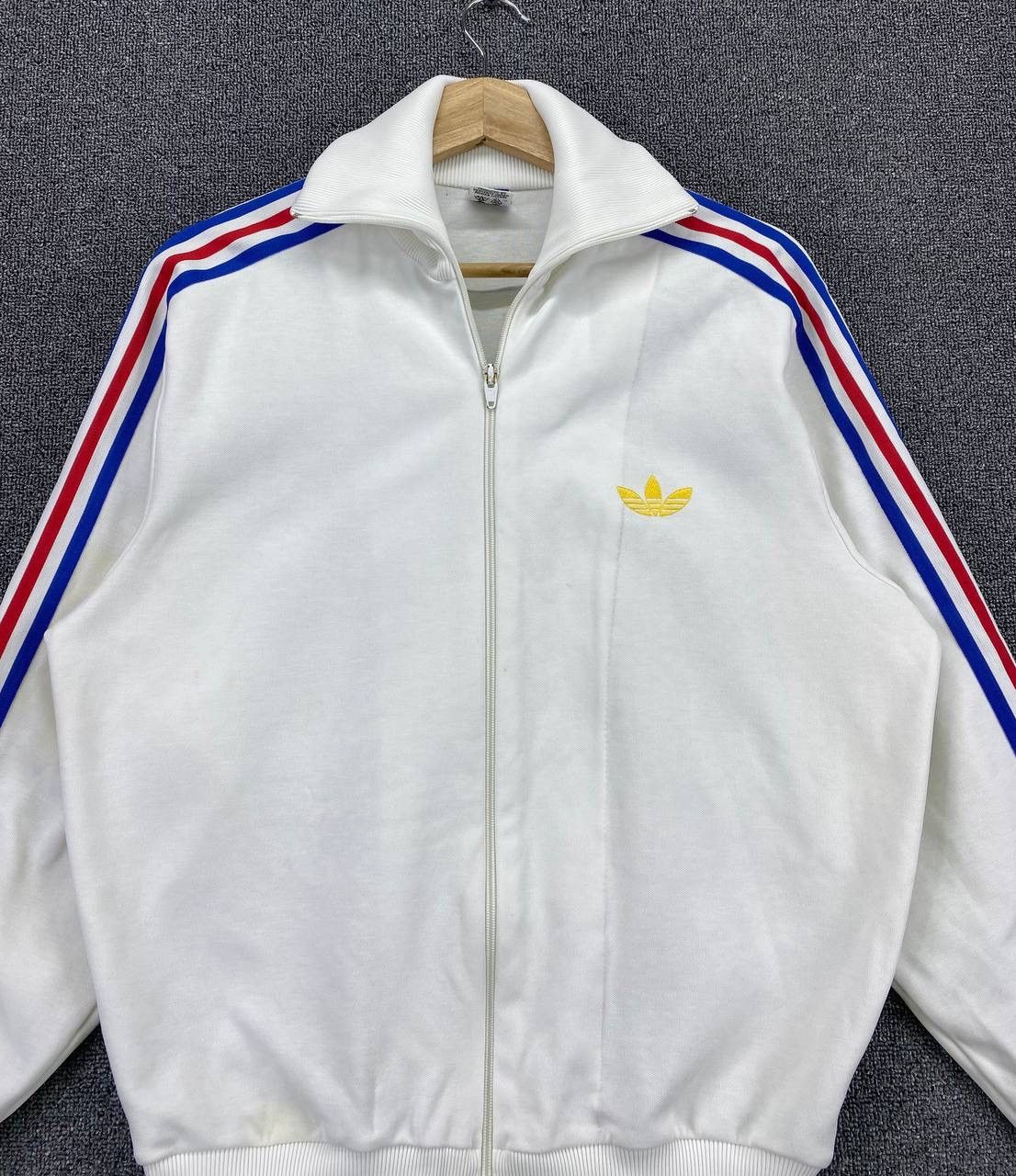 Adidas Vintage 80s Adidas x Descente West Germany Sweater Jacket Size US M / EU 48-50 / 2 - 4 Thumbnail