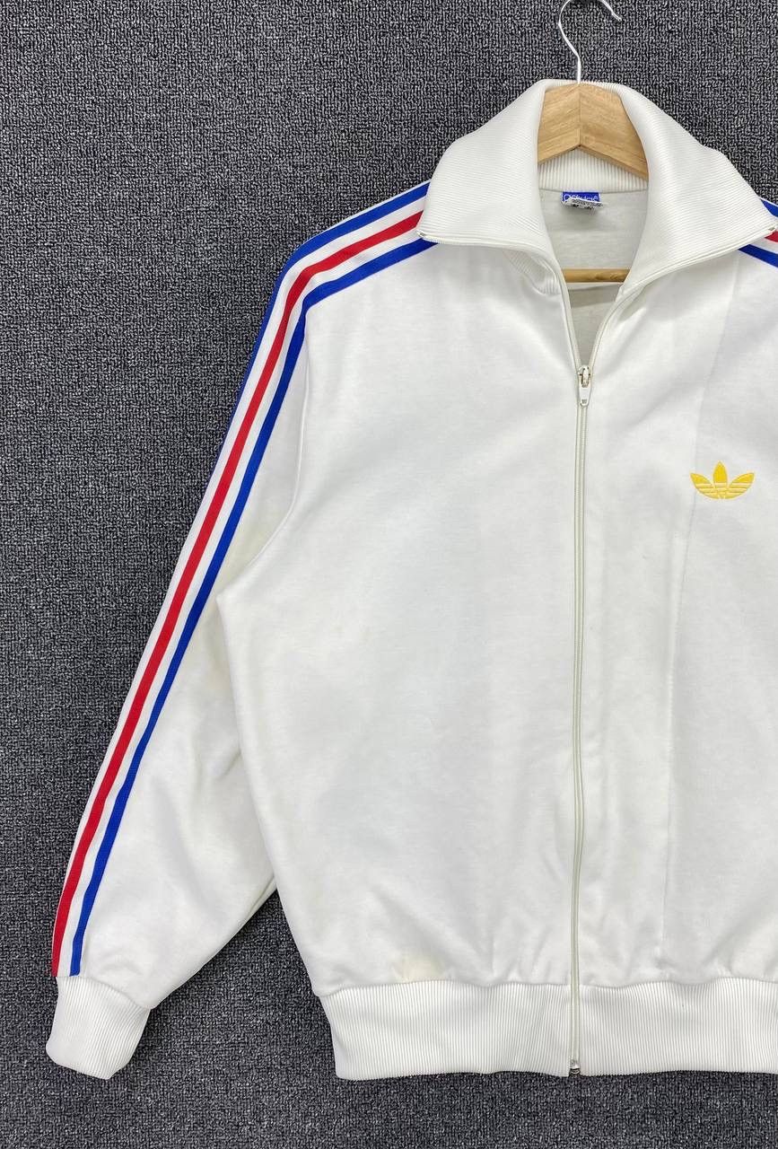 Adidas Vintage 80s Adidas x Descente West Germany Sweater Jacket Size US M / EU 48-50 / 2 - 2 Thumbnail