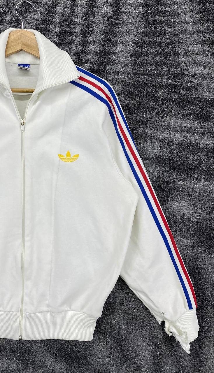 Adidas Vintage 80s Adidas x Descente West Germany Sweater Jacket Size US M / EU 48-50 / 2 - 3 Thumbnail