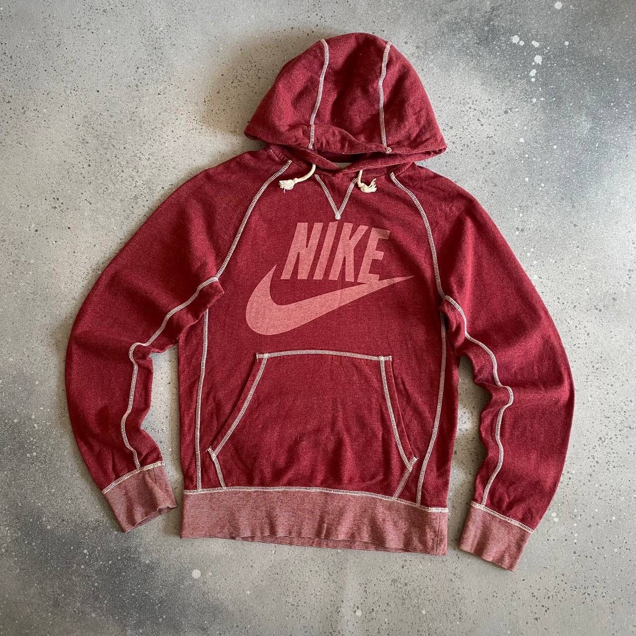 Nike × Nike ACG × Vintage 90s Nike Vintage Big Swoosh Logo Hoodie Y2K Size US S / EU 44-46 / 1 - 1 Thumbnail