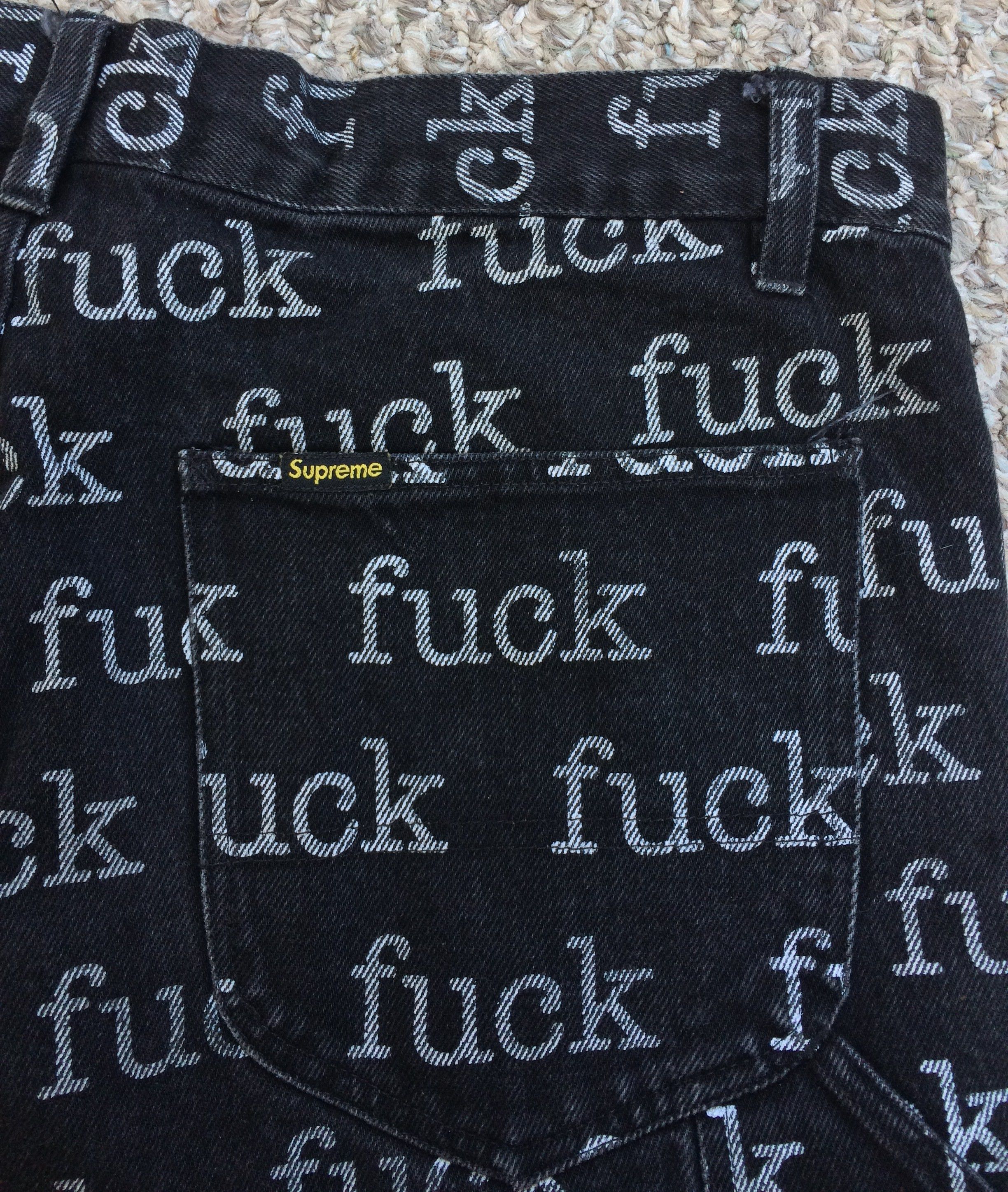 Supreme S/S 2013 Supreme Denim Fuck Shorts Size US 32 / EU 48 - 7 Thumbnail