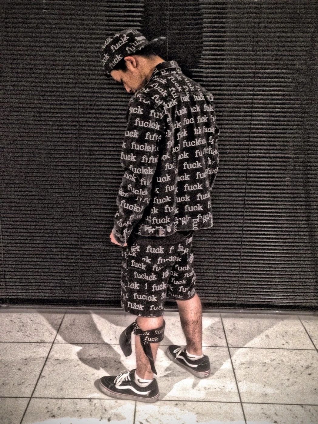 supreme fuck shorts S BLACK 