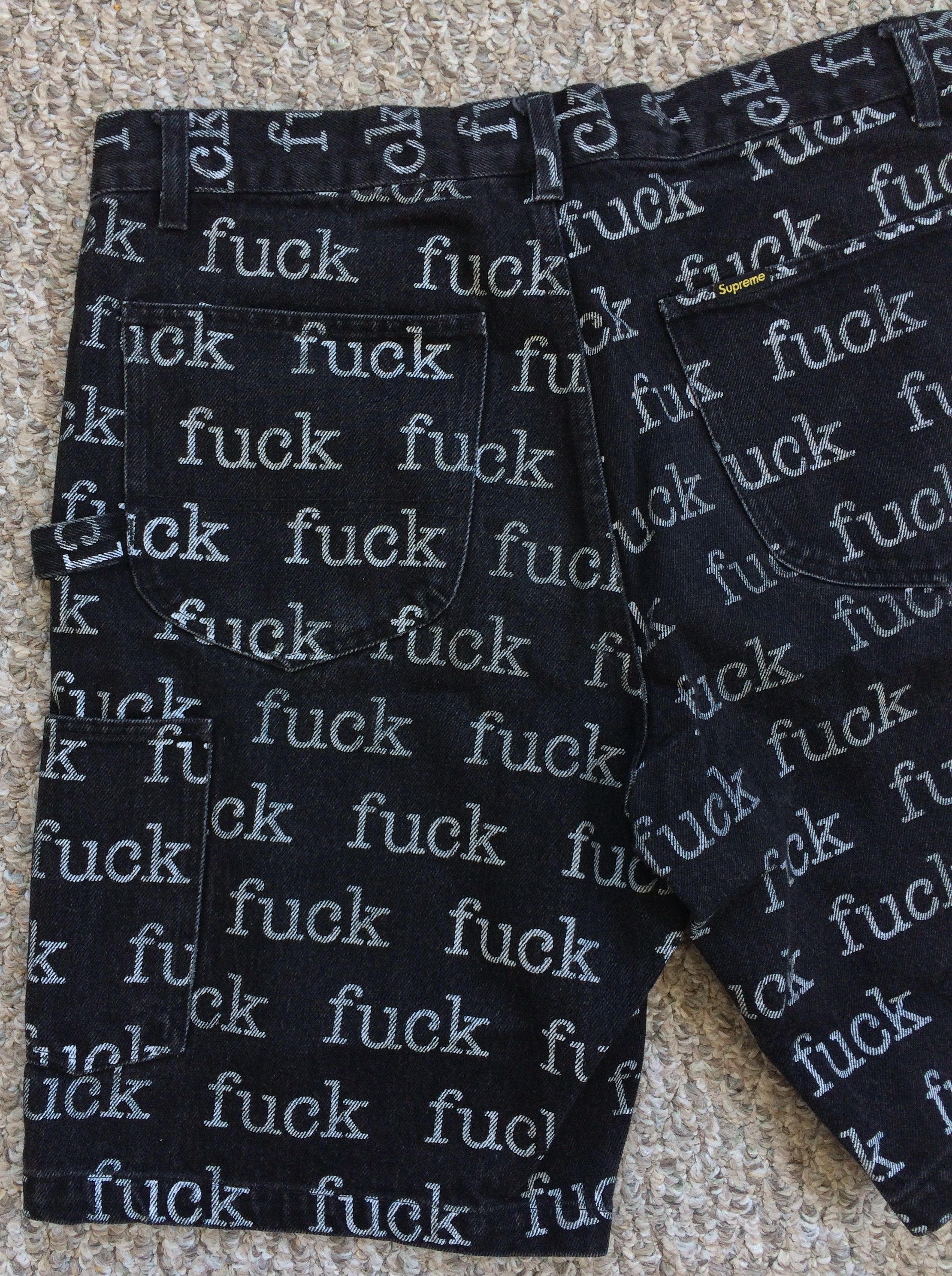 Supreme S/S 2013 Supreme Denim Fuck Shorts Size US 32 / EU 48 - 5 Thumbnail