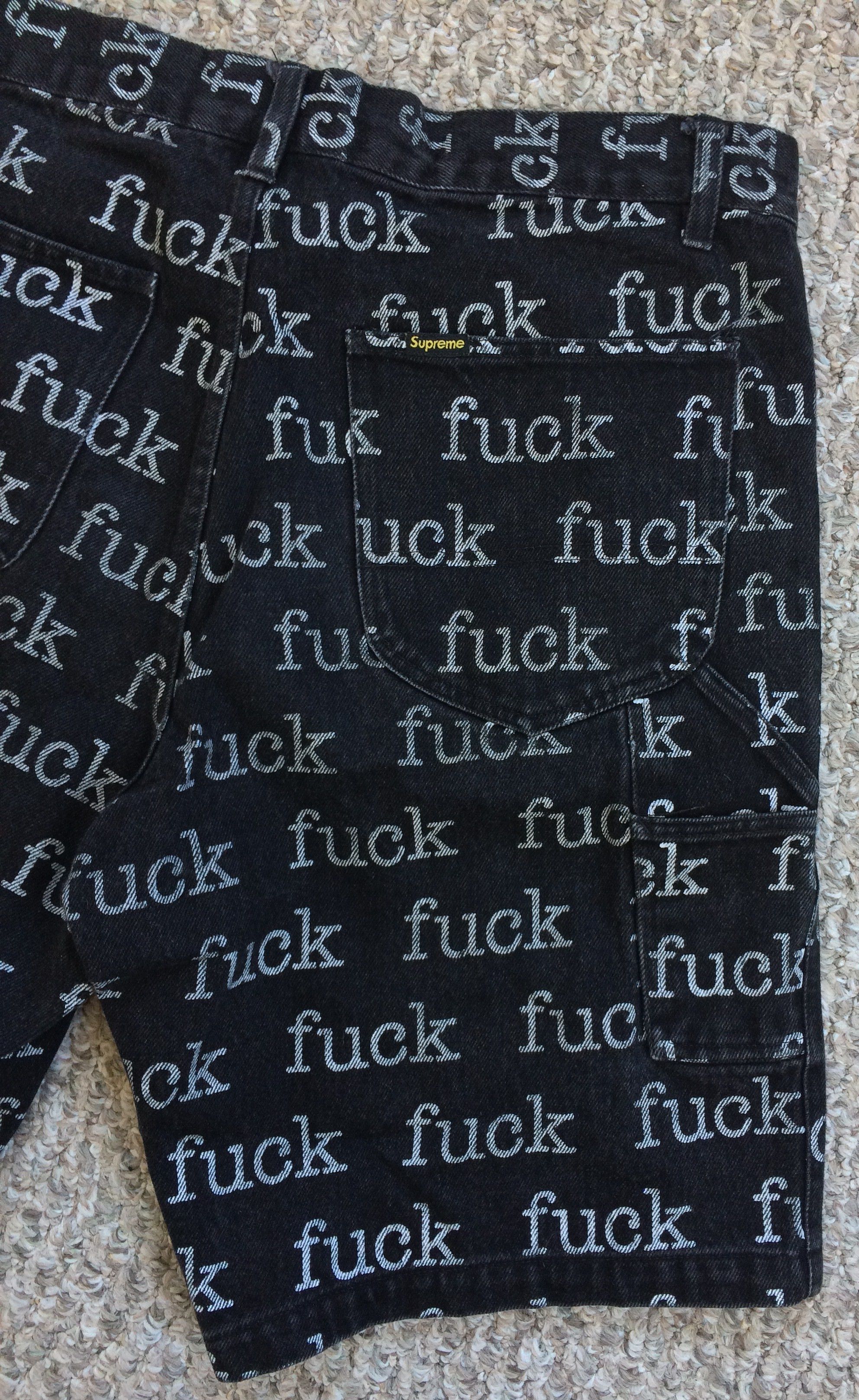 Supreme S/S 2013 Supreme Denim Fuck Shorts Size US 32 / EU 48 - 6 Thumbnail