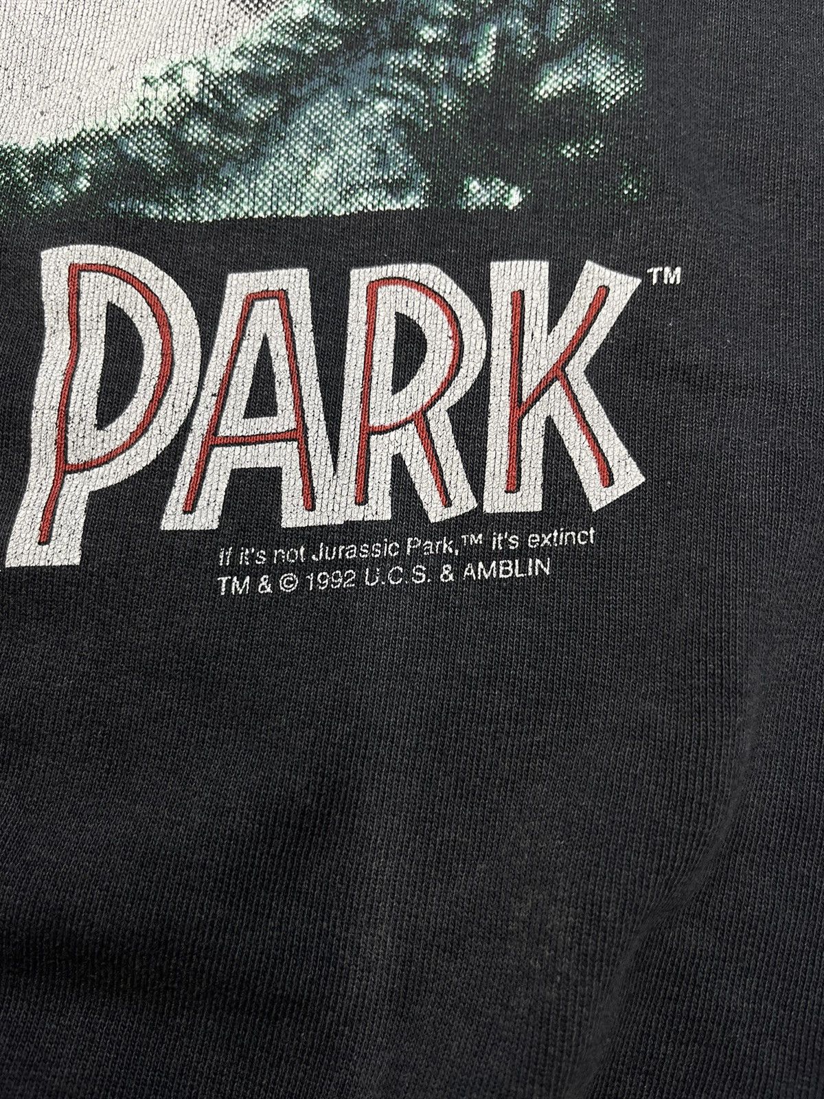 Vintage Vintage Jurassic Park T-Rex 1992 Sweatshirt Movie Dinosaur Size US S / EU 44-46 / 1 - 5 Thumbnail