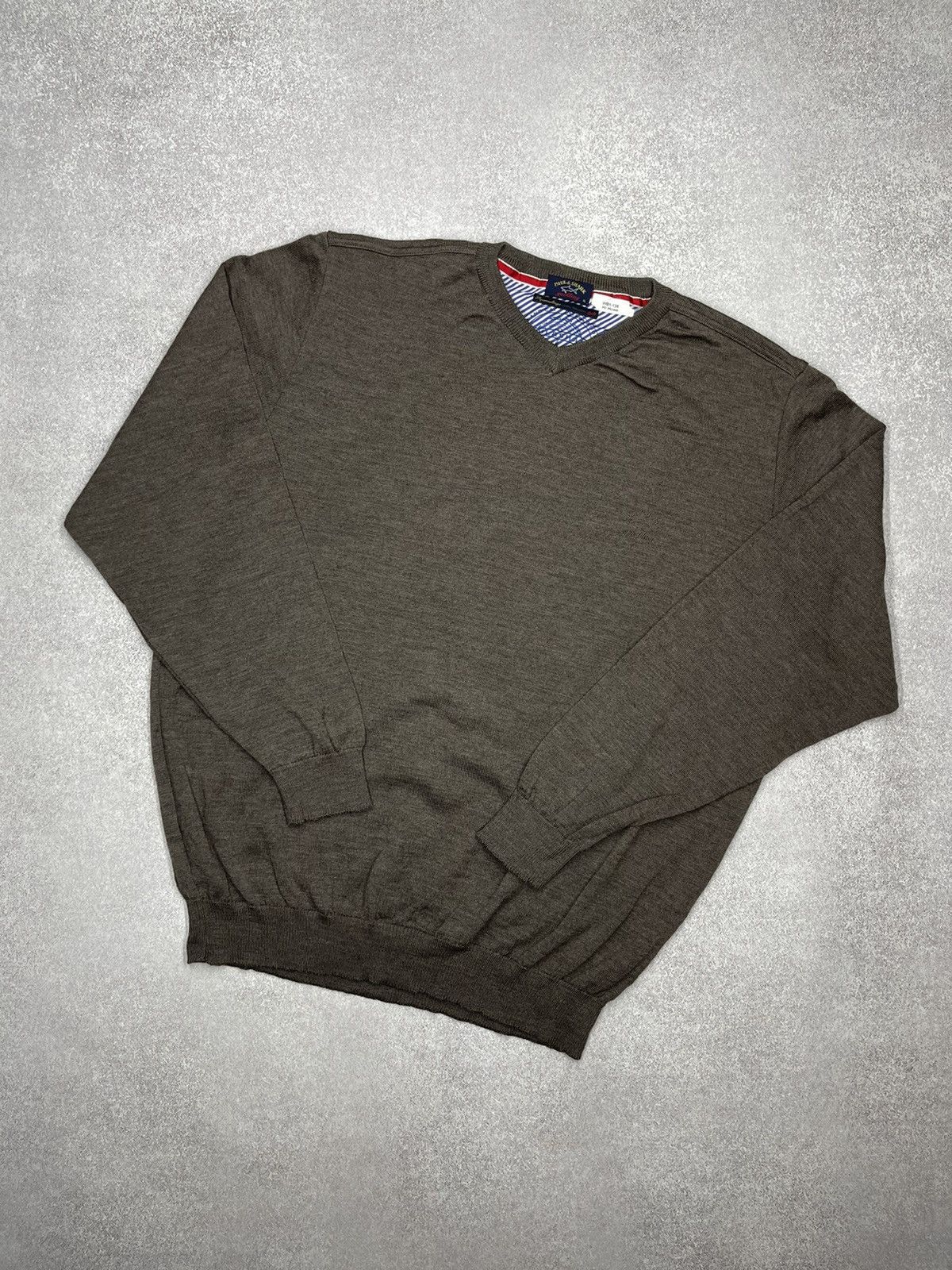 Paul & Shark Mens Paul & Shark Pullover Sweater Brown size xl Size US XL / EU 56 / 4 - 1 Thumbnail