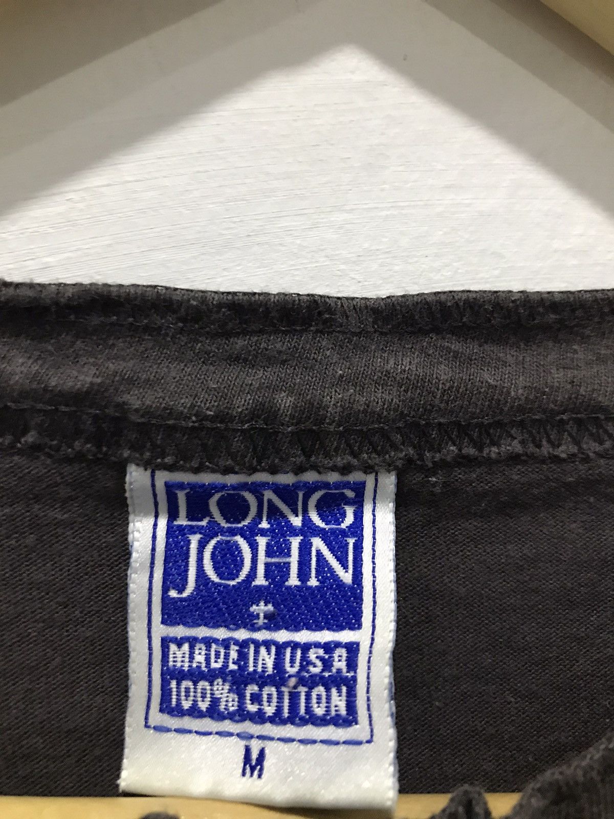 Vintage VTG LONG JOHN CREWNECK BUTTON UP PLAIN TEE USA Size US M / EU 48-50 / 2 - 9 Thumbnail