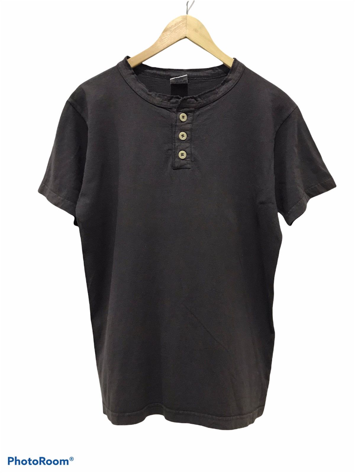 Vintage VTG LONG JOHN CREWNECK BUTTON UP PLAIN TEE USA Size US M / EU 48-50 / 2 - 1 Thumbnail