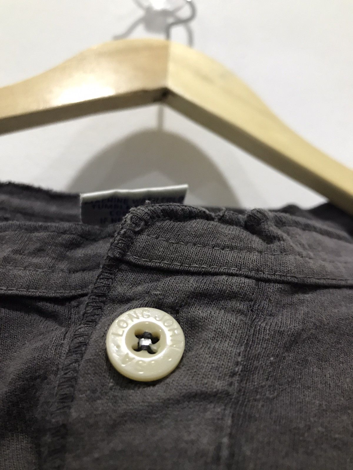 Vintage VTG LONG JOHN CREWNECK BUTTON UP PLAIN TEE USA Size US M / EU 48-50 / 2 - 4 Thumbnail