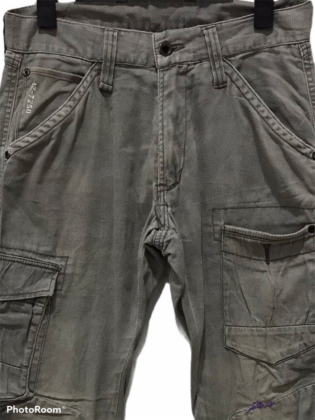 Japanese Brand Vtg IZ7250 Distressed Cargo Multipocket Tactical Size US 28 / EU 44 - 2 Thumbnail