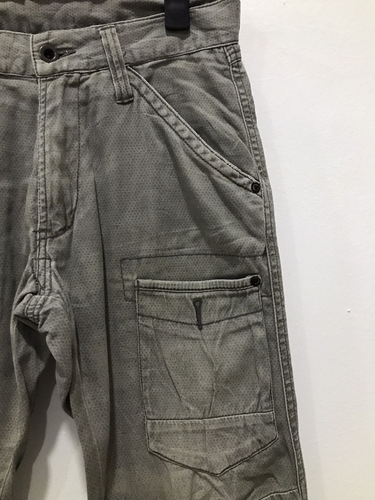 Japanese Brand Vtg IZ7250 Distressed Cargo Multipocket Tactical Size US 28 / EU 44 - 13 Thumbnail