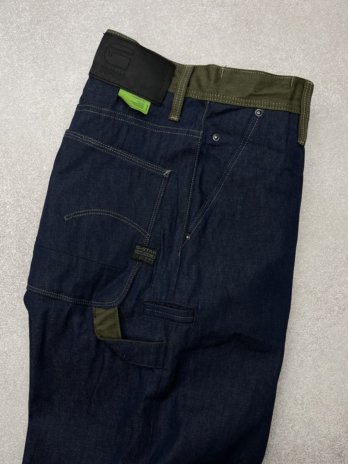 G-Star G-Star Raw Grip 3D Relaxed Tapered Jeans Denim Cargo Size US 33 - 3 Thumbnail