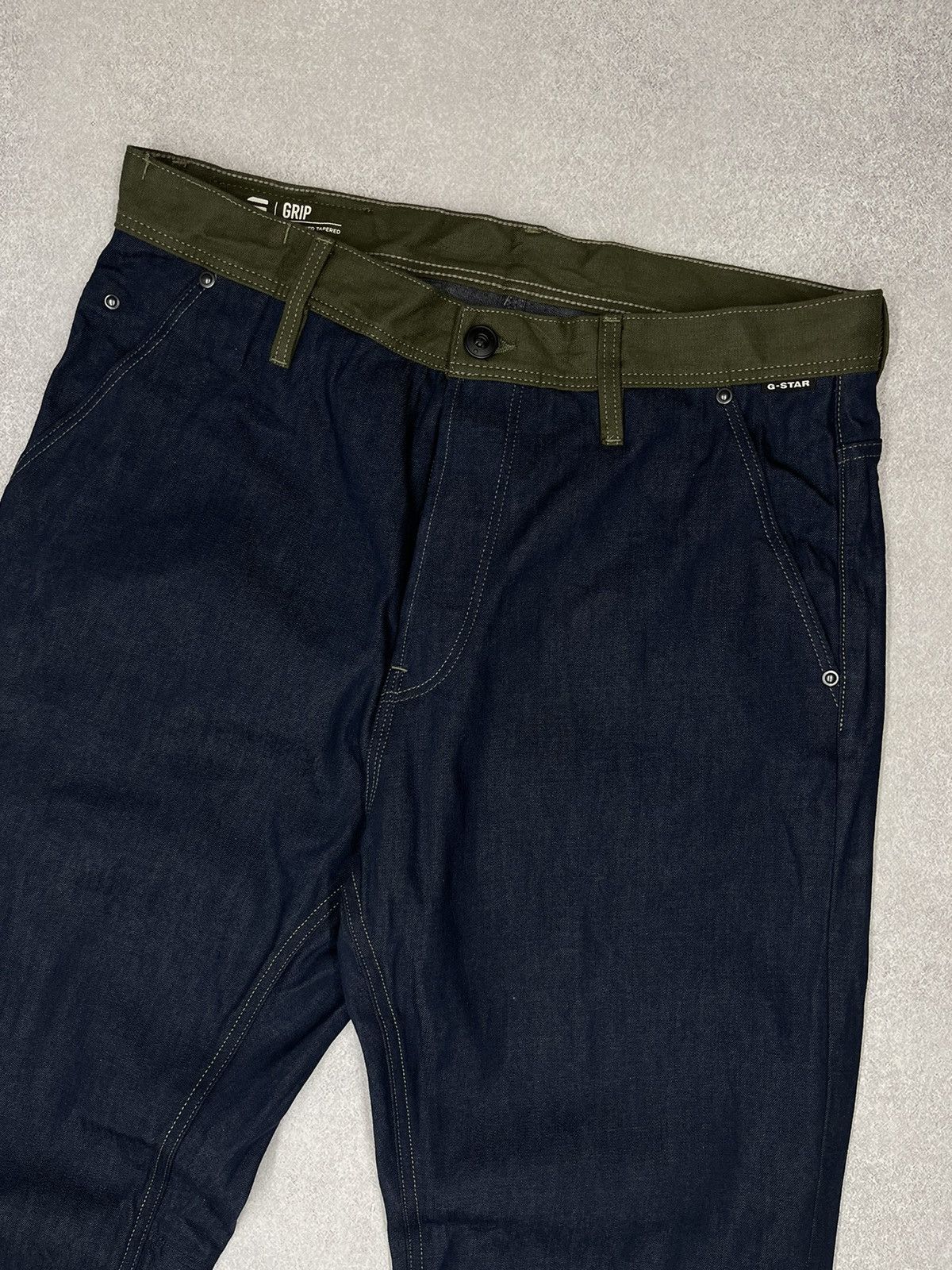 G-Star G-Star Raw Grip 3D Relaxed Tapered Jeans Denim Cargo Size US 33 - 8 Thumbnail