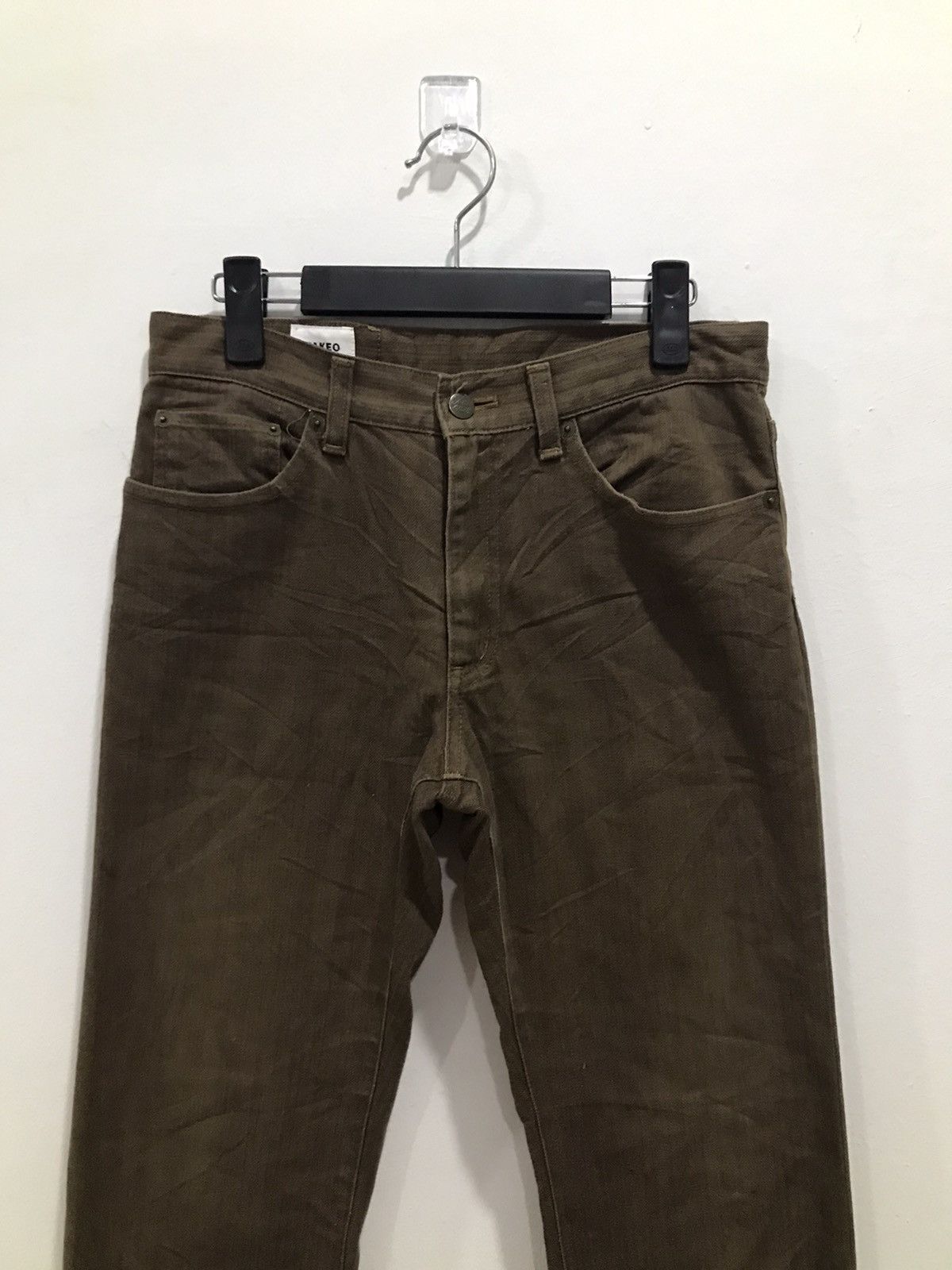 Japanese Brand TK TAKEO KIKUCHI HERRINGBONE DENIM JEANS Size US 29 - 3 Thumbnail