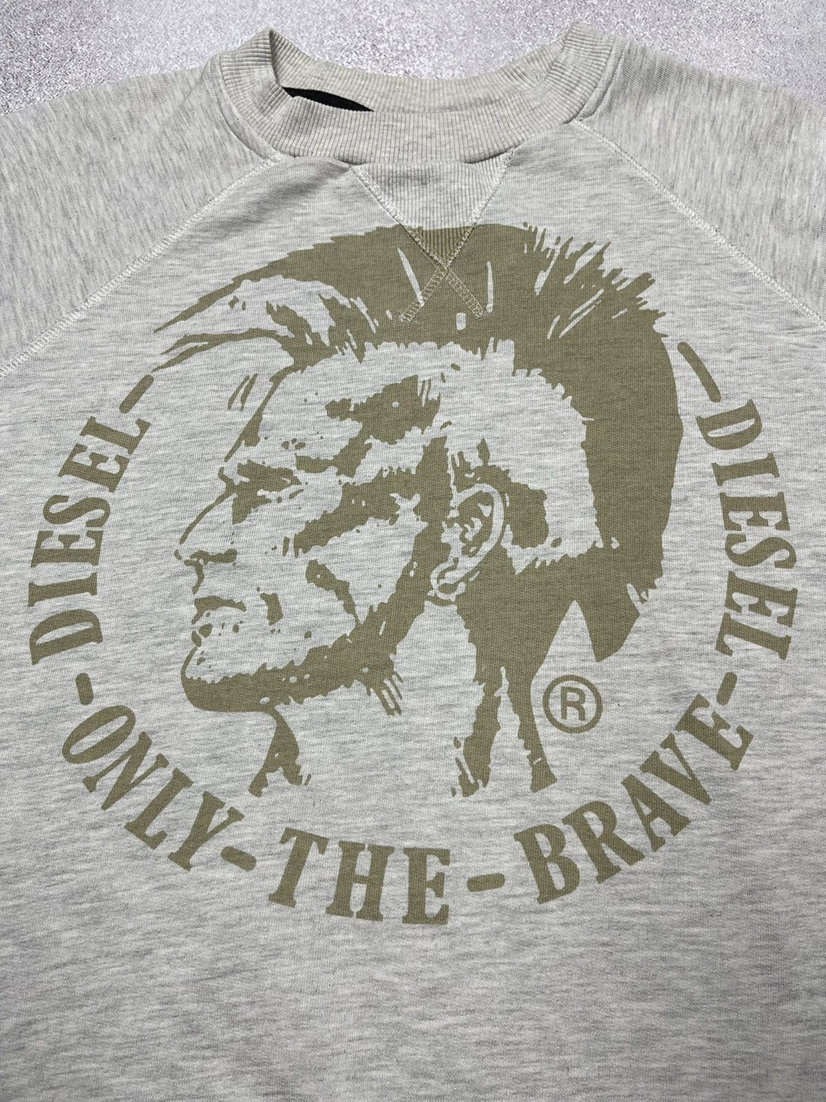 Diesel × Vintage Mens Diesel Industry Vintage Sweatshirt Big Logo Size US L / EU 52-54 / 3 - 3 Thumbnail