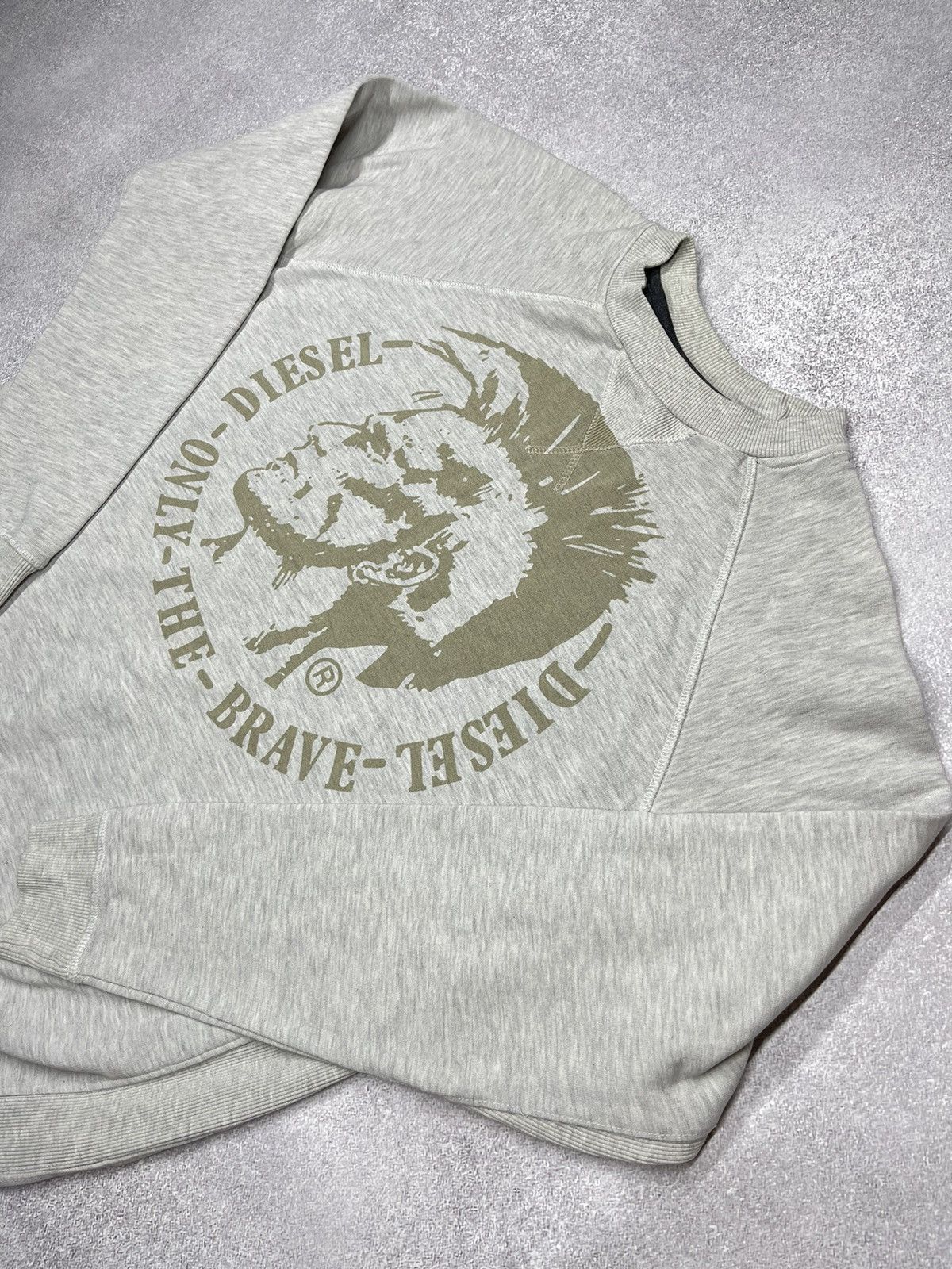 Diesel × Vintage Mens Diesel Industry Vintage Sweatshirt Big Logo Size US L / EU 52-54 / 3 - 2 Thumbnail