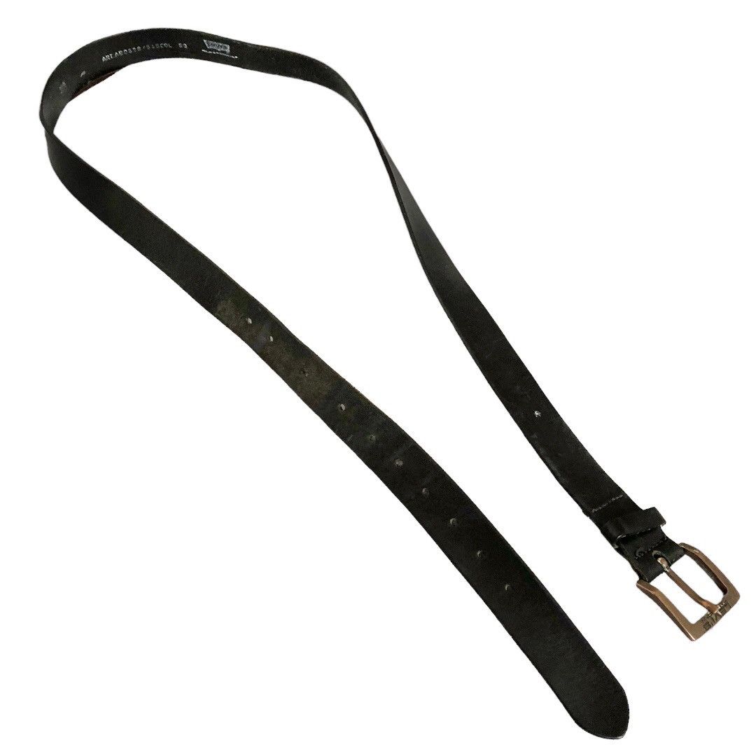 Levi's 🔵black calfskin leather belt with bronze-tone buckle Size ONE SIZE - 6 Thumbnail