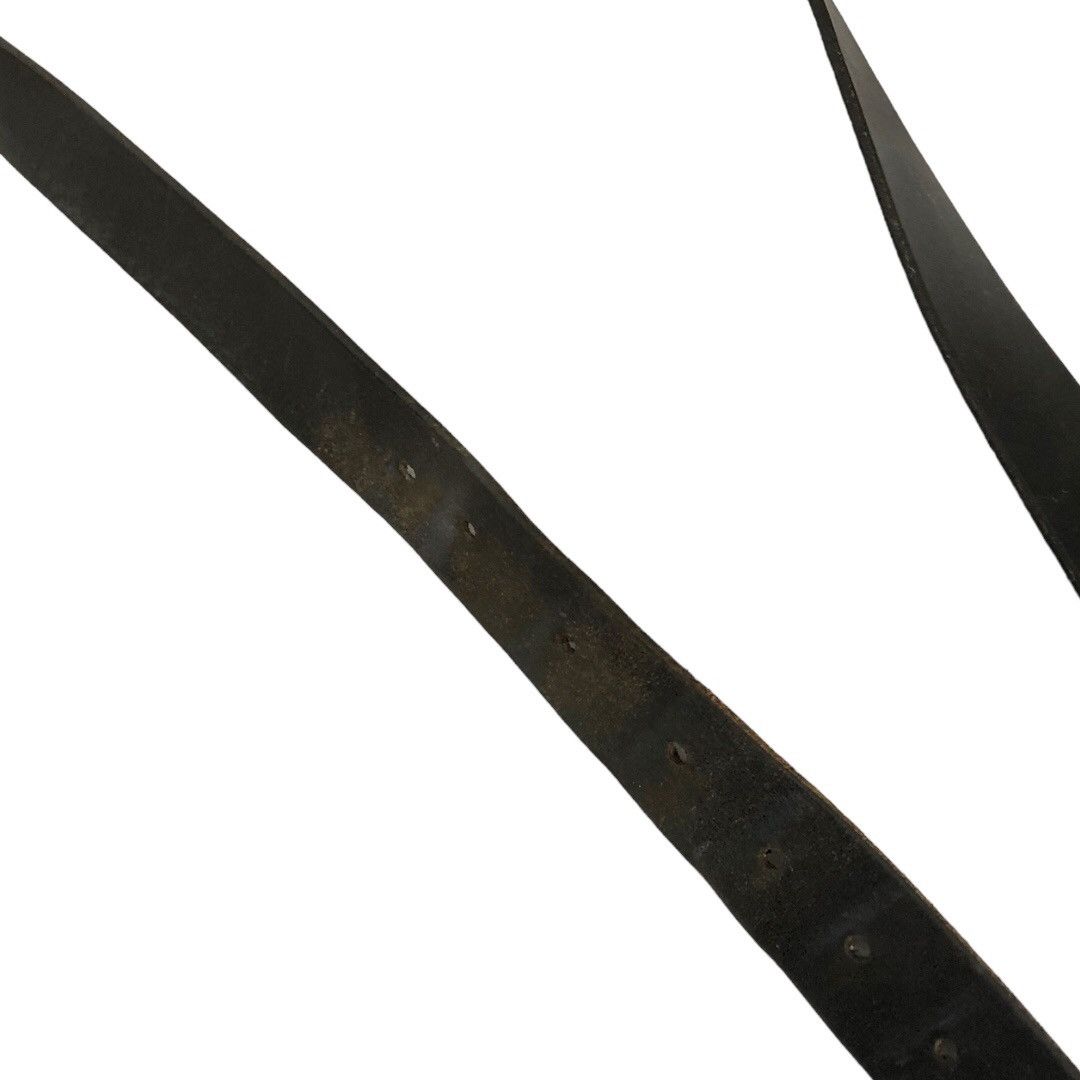 Levi's 🔵black calfskin leather belt with bronze-tone buckle Size ONE SIZE - 4 Thumbnail