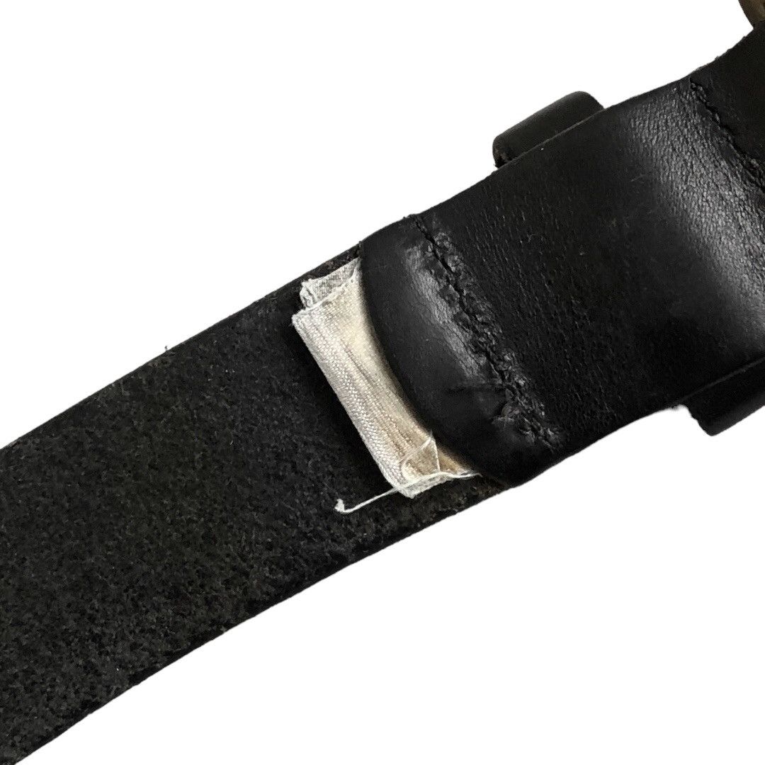 Levi's 🔵black calfskin leather belt with bronze-tone buckle Size ONE SIZE - 3 Thumbnail