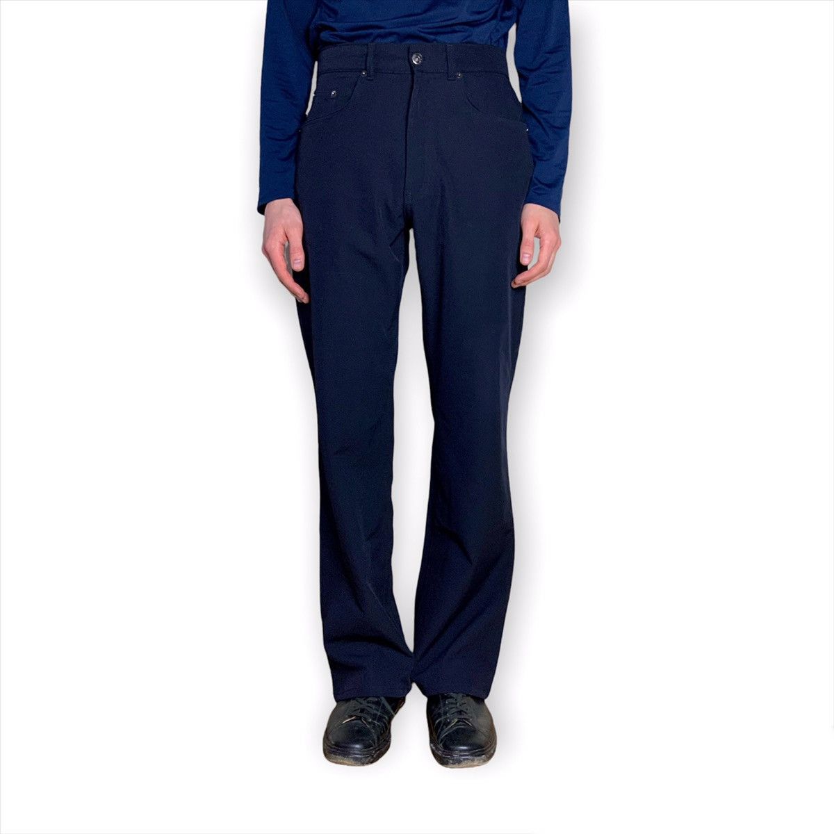 Dark Blue Gradient Vintage Pants