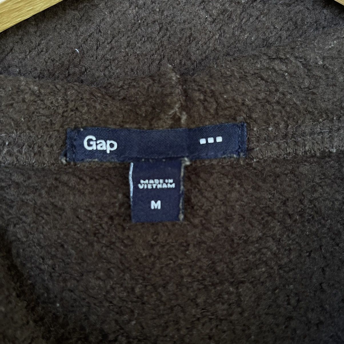 Gap Vintage Y2K Gap Brown Travis Scott Full Zip Hoodie Size US M / EU 48-50 / 2 - 7 Thumbnail