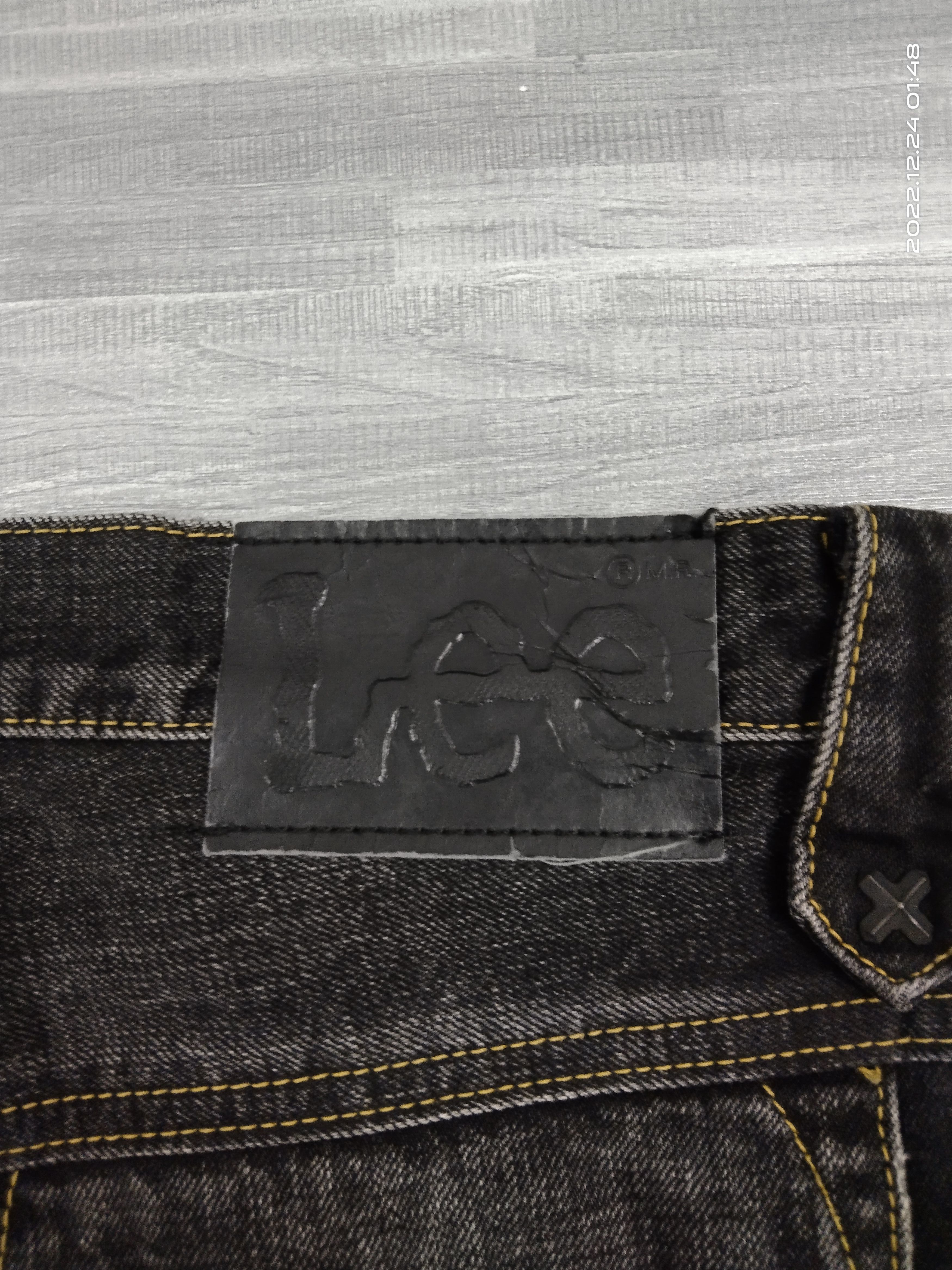 Lee FLARE🔥WASHED BLACK TWIST CARGO LEE DENIM PANTS Size US 31 - 9 Thumbnail
