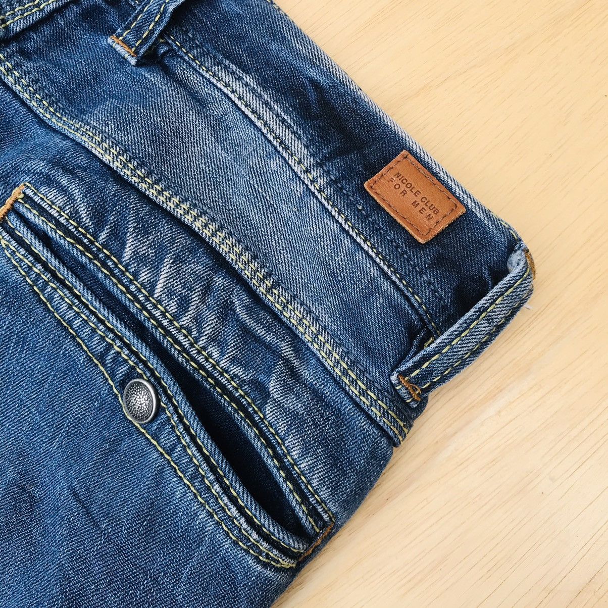 Japanese Brand Nicole Club For Men Distressed bush pant 9pocket low rise Size US 29 - 12 Thumbnail