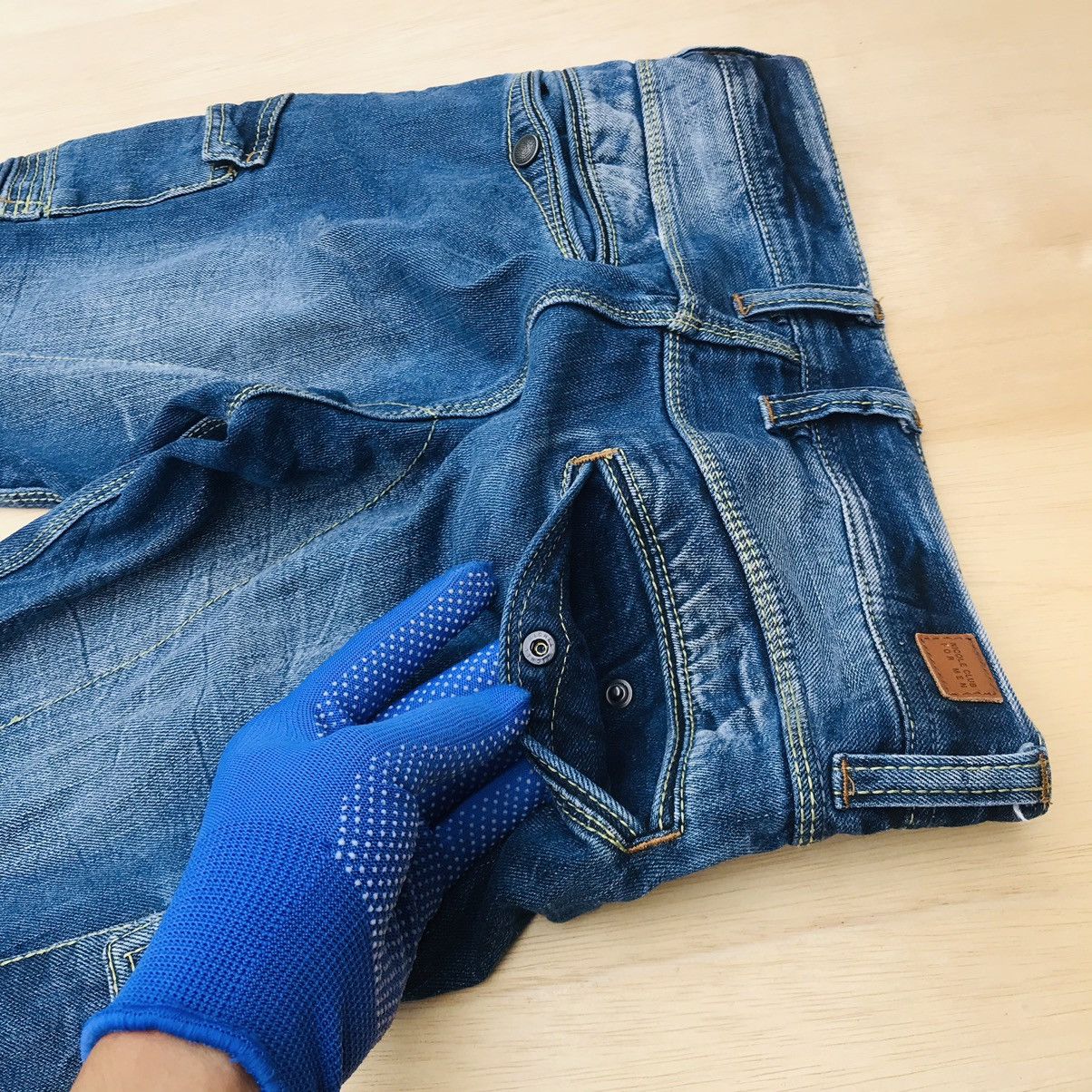 Japanese Brand Nicole Club For Men Distressed bush pant 9pocket low rise Size US 29 - 11 Thumbnail