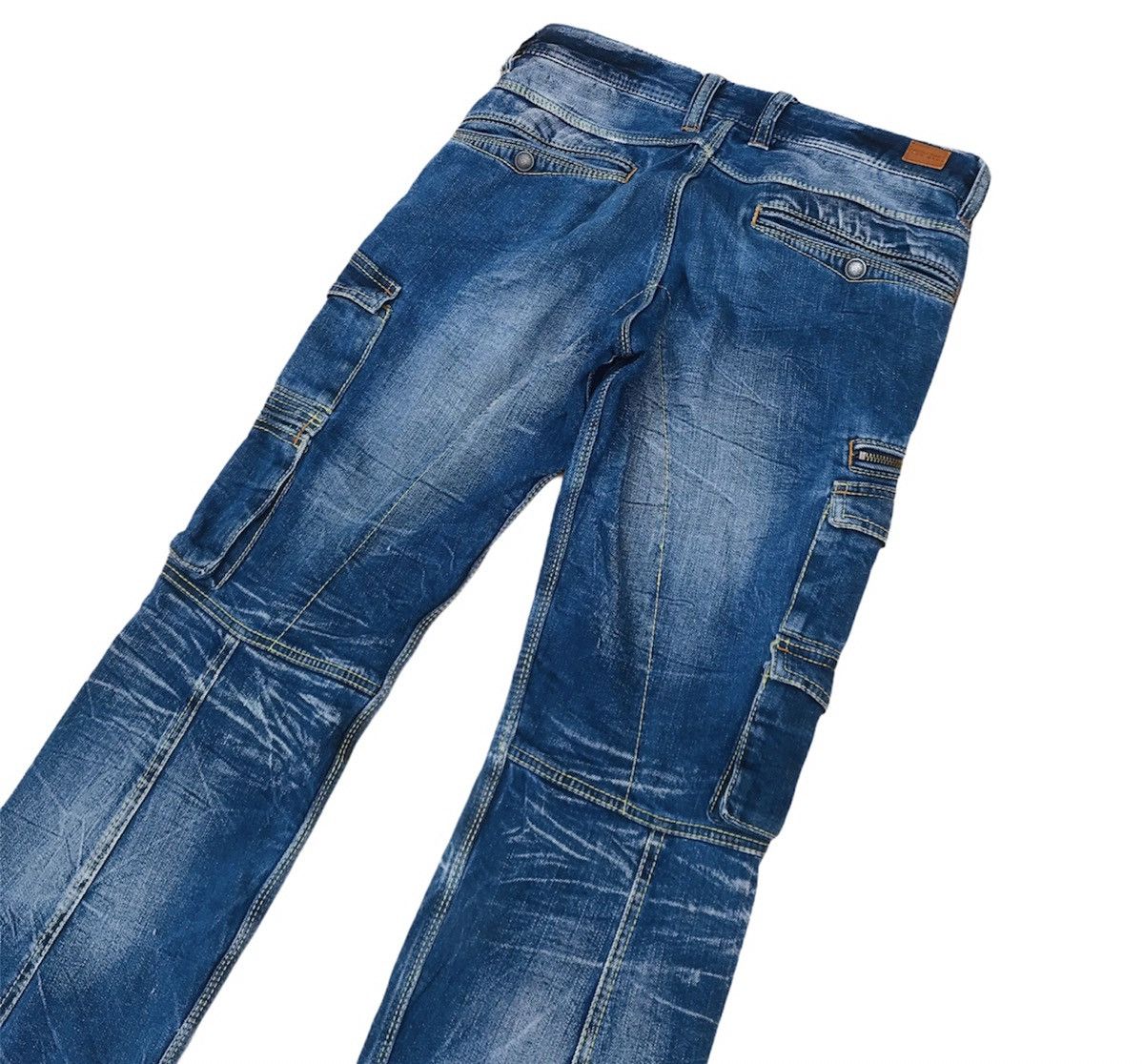 Japanese Brand Nicole Club For Men Distressed bush pant 9pocket low rise Size US 29 - 7 Thumbnail