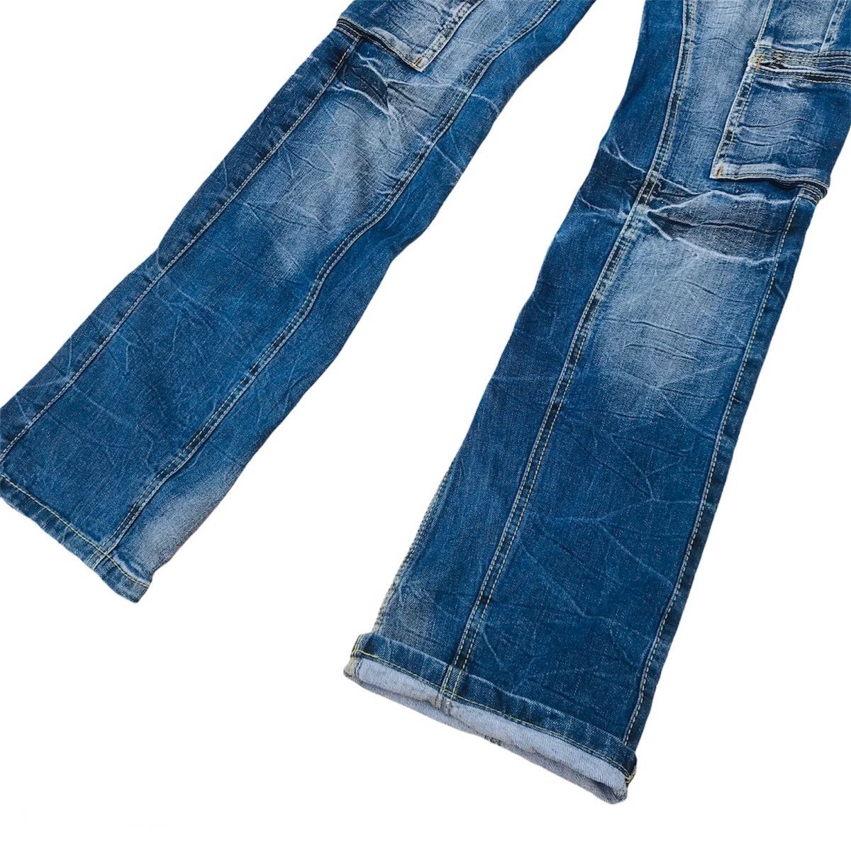 Japanese Brand Nicole Club For Men Distressed bush pant 9pocket low rise Size US 29 - 5 Thumbnail