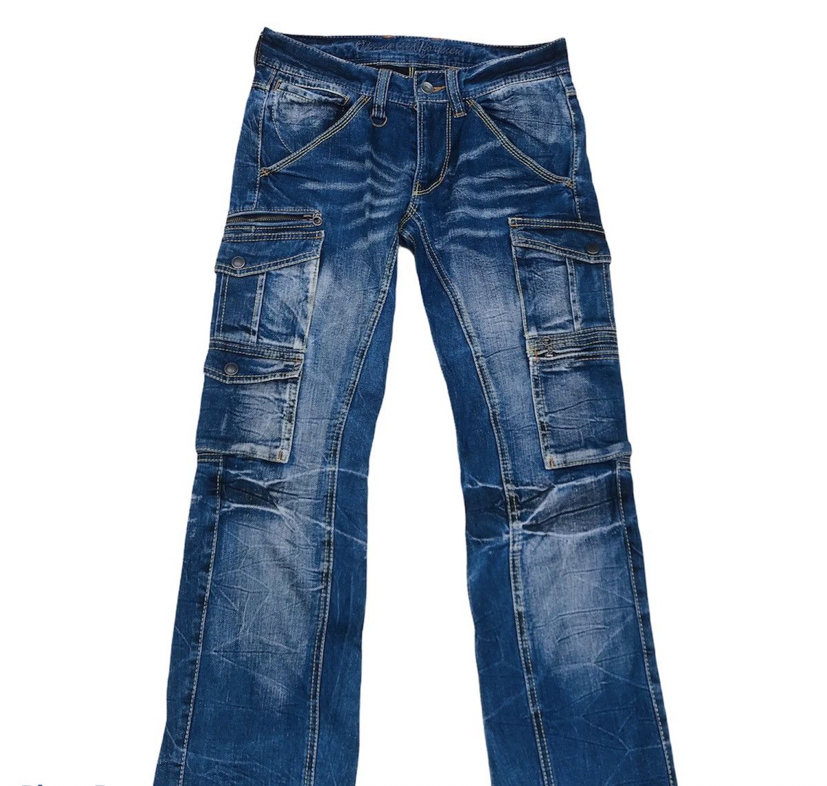 Japanese Brand Nicole Club For Men Distressed bush pant 9pocket low rise Size US 29 - 2 Thumbnail