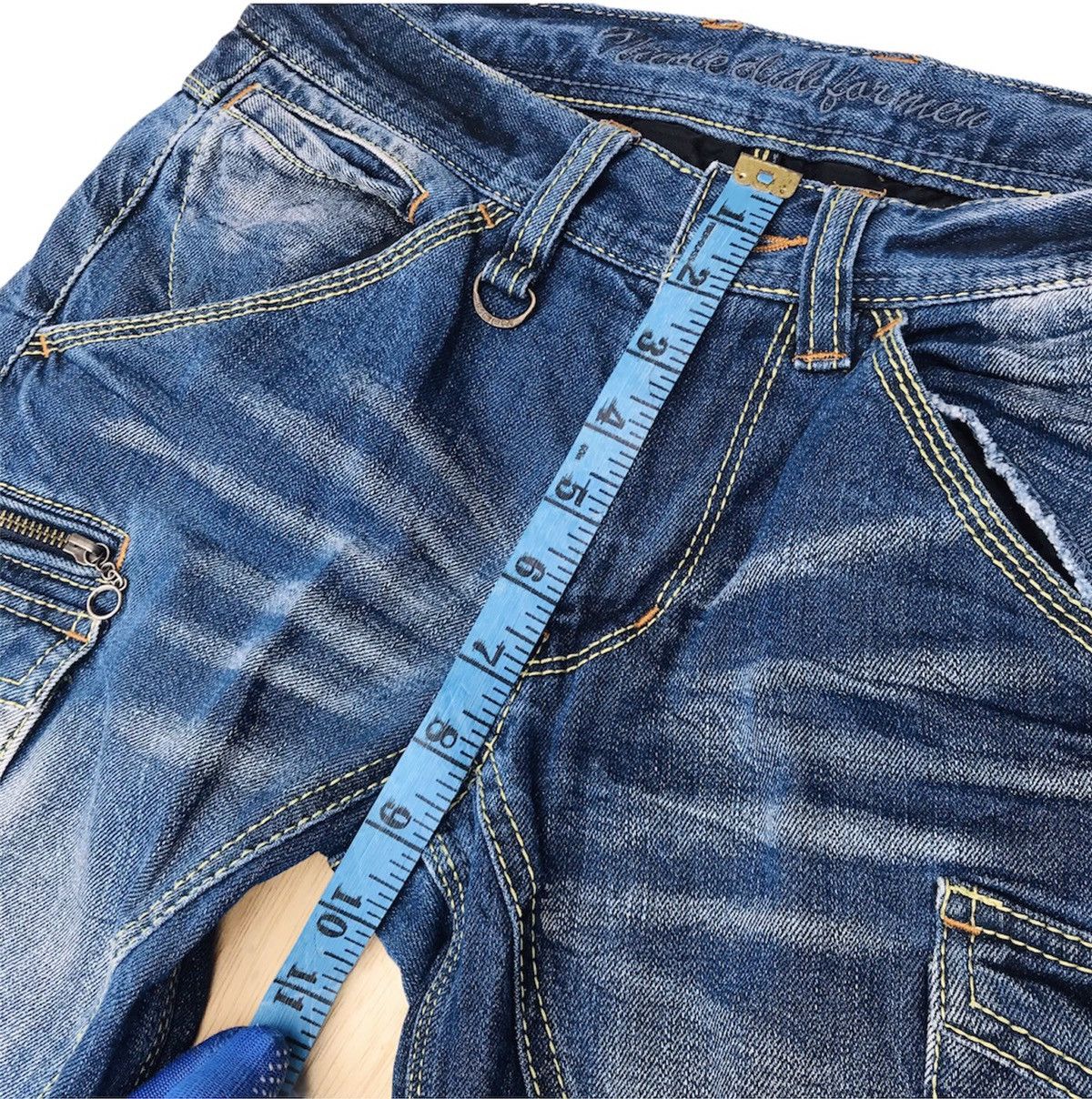 Japanese Brand Nicole Club For Men Distressed bush pant 9pocket low rise Size US 29 - 9 Thumbnail