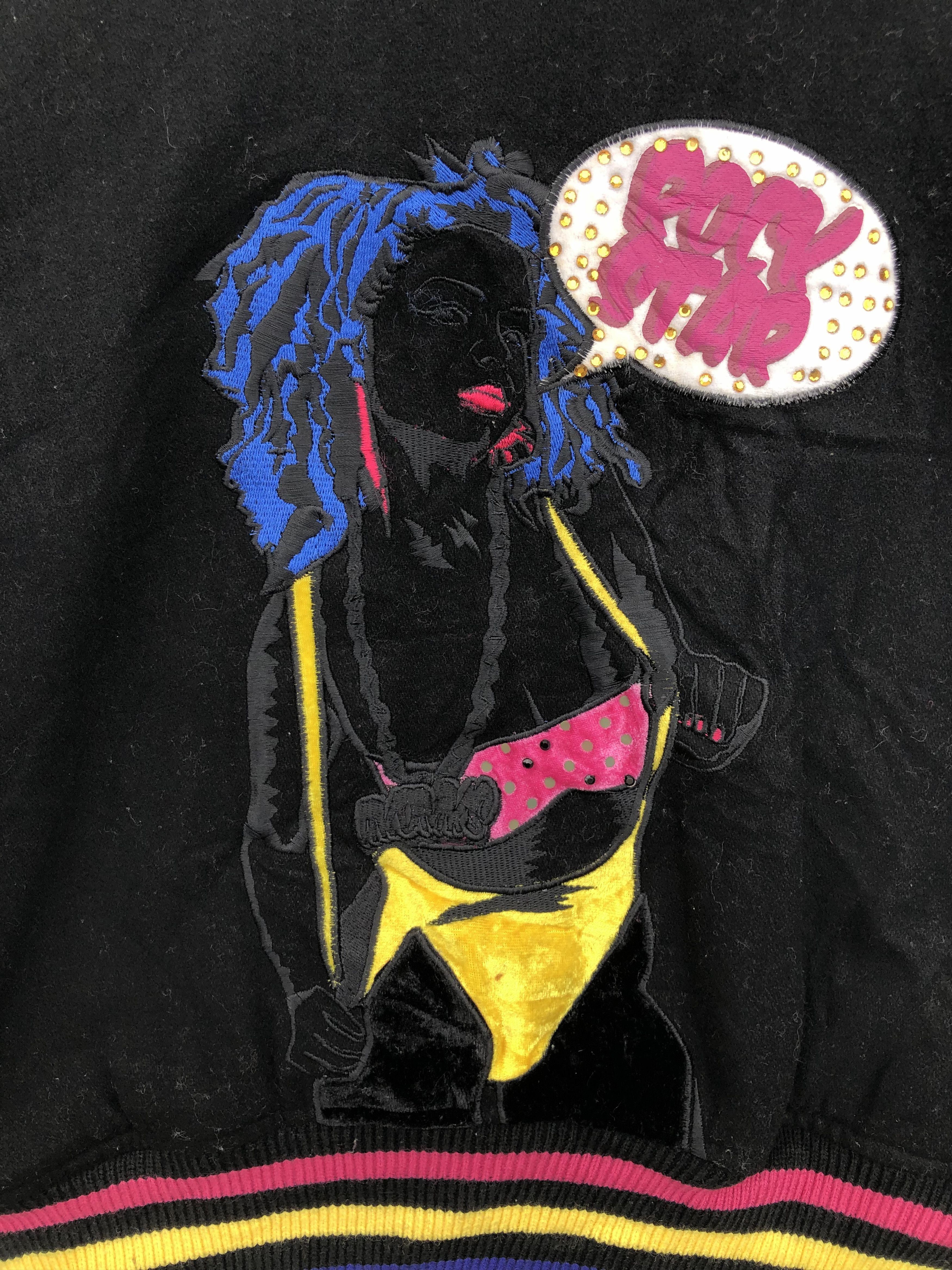 Akademiks AKADEMIKS BIKINI GIRL CROP WOOL/LEATHER VARSITY JACKET Size US M / EU 48-50 / 2 - 3 Thumbnail