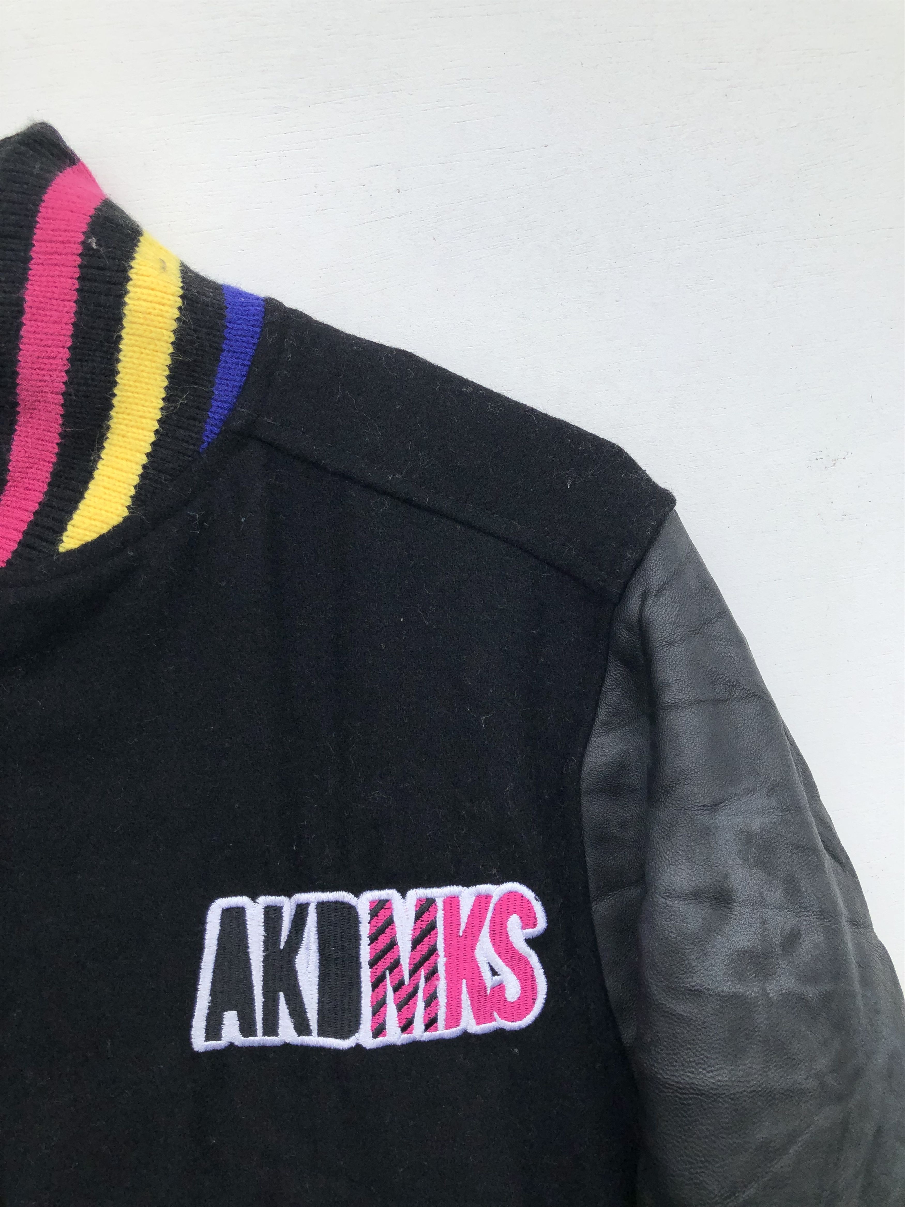 Akademiks AKADEMIKS BIKINI GIRL CROP WOOL/LEATHER VARSITY JACKET Size US M / EU 48-50 / 2 - 7 Thumbnail