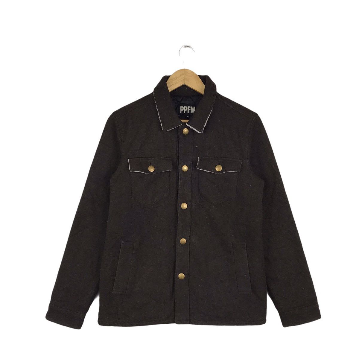 PPFM Japanese Brand PPFM Union Made Workwear Button Down Jacket Size US M / EU 48-50 / 2 - 1 Thumbnail