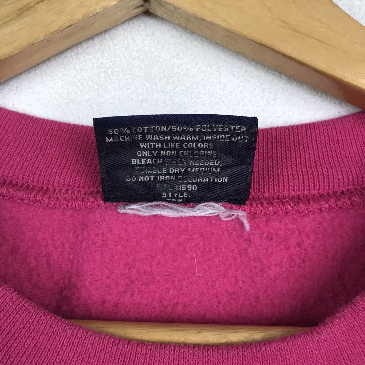Vintage Vintage College of Dupage COD Pink Crewneck Sweatshirt Size US M / EU 48-50 / 2 - 6 Thumbnail
