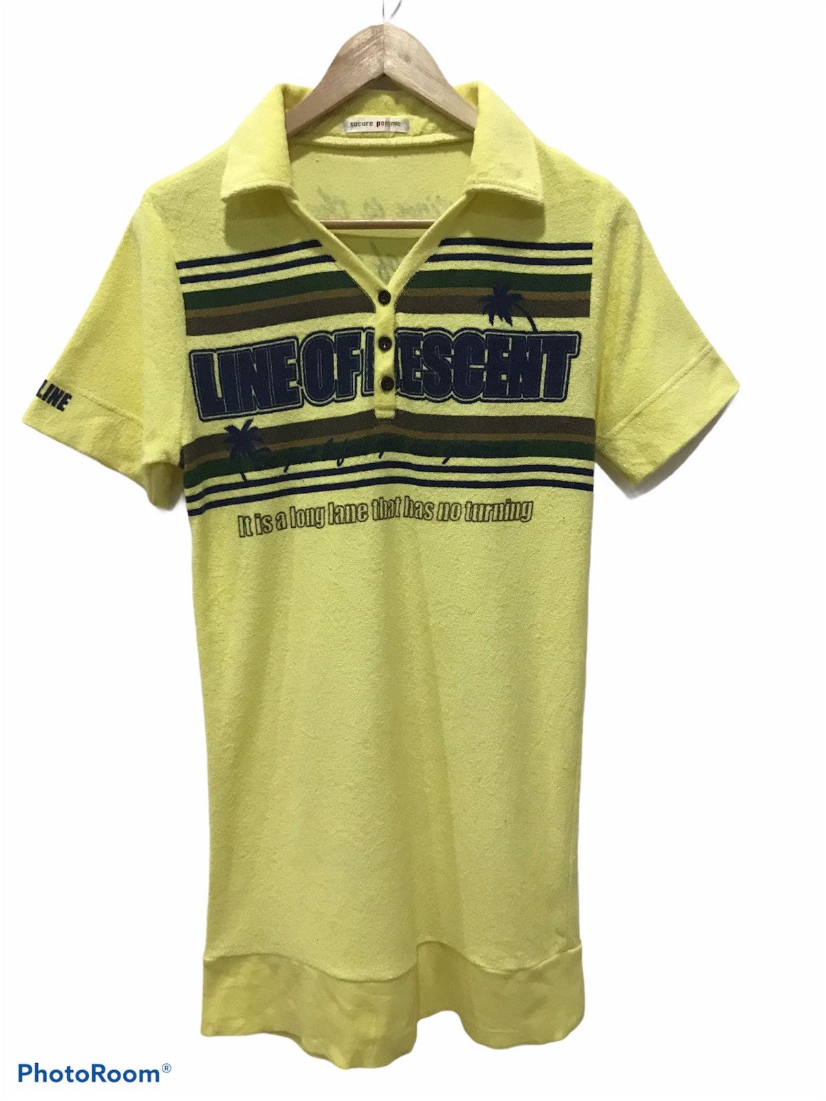 Japanese Brand Vintage Sucure Pomme hawaii Style polo tshirt Size US S / EU 44-46 / 1 - 1 Thumbnail