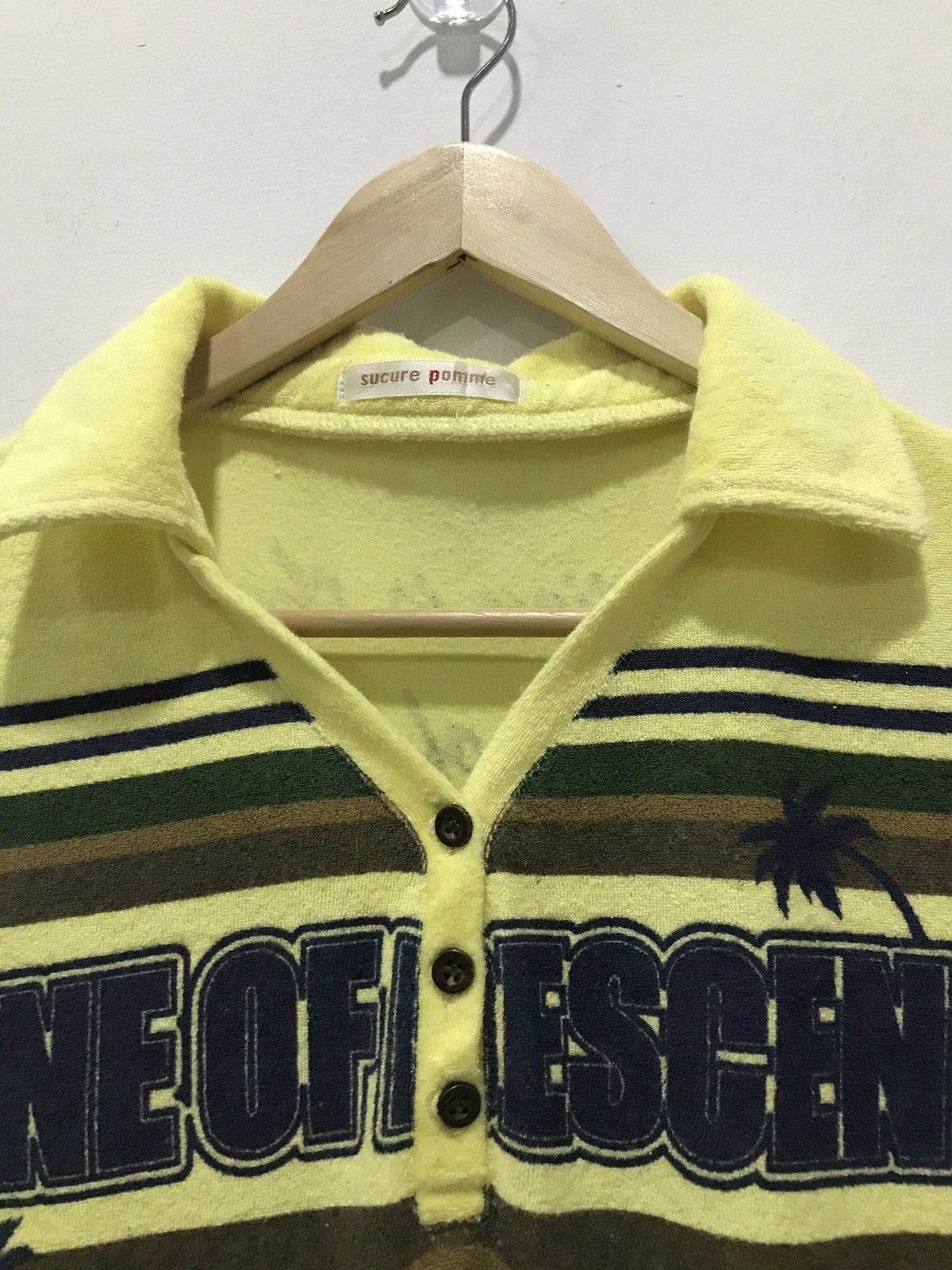 Japanese Brand Vintage Sucure Pomme hawaii Style polo tshirt Size US S / EU 44-46 / 1 - 9 Thumbnail