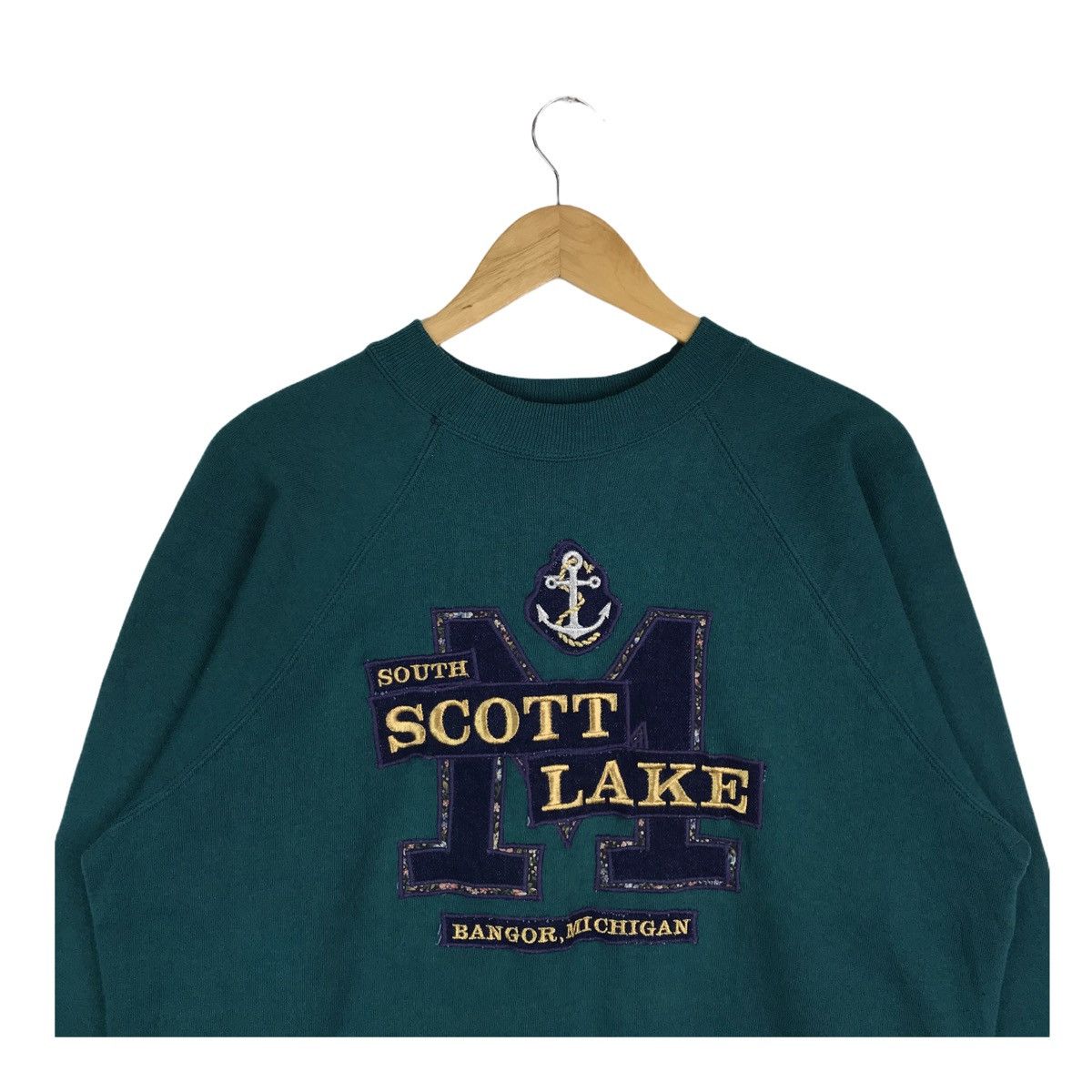 Vintage Vintage South Scott Lake Bangor Michigan Sweatshirt Size US XL / EU 56 / 4 - 2 Thumbnail