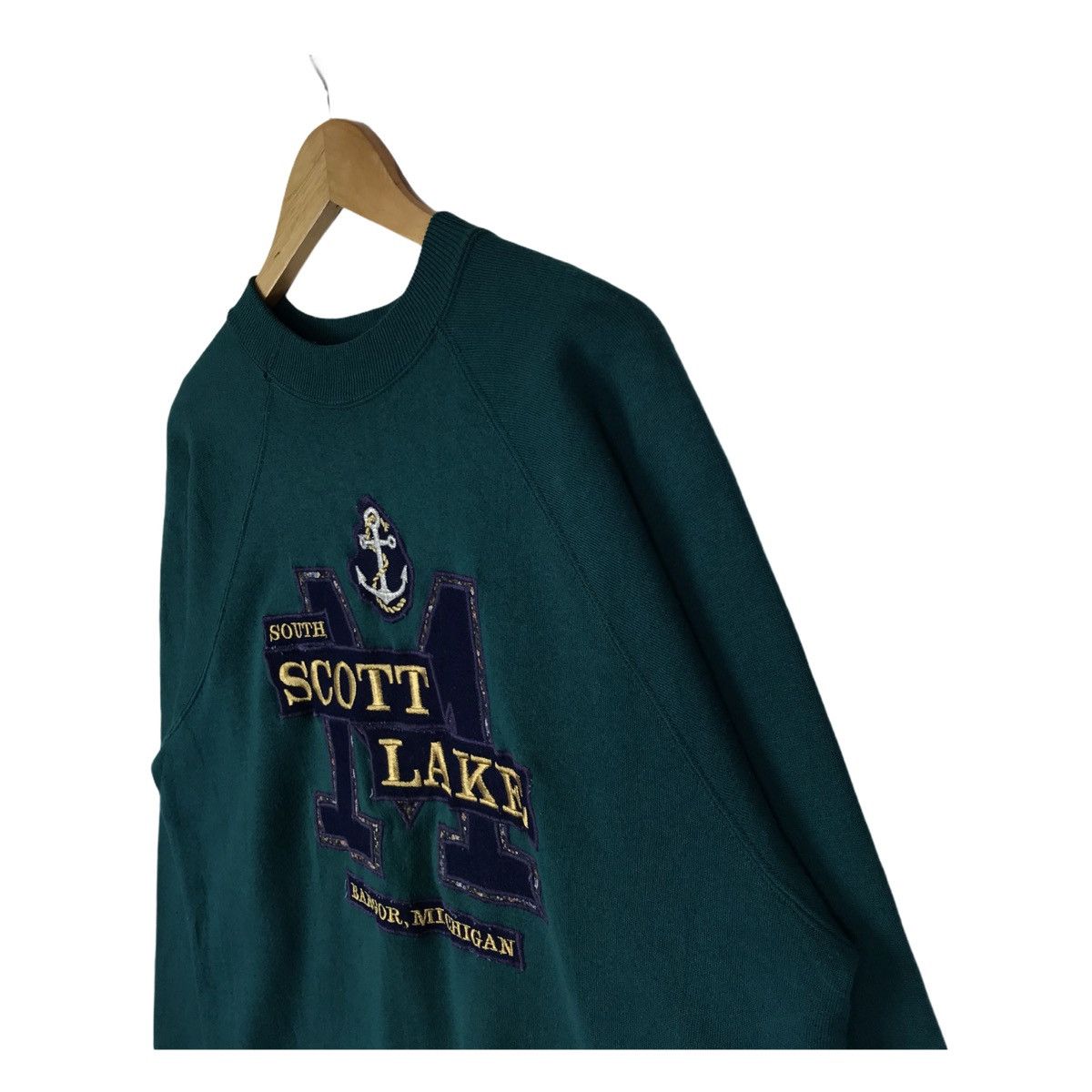 Vintage Vintage South Scott Lake Bangor Michigan Sweatshirt Size US XL / EU 56 / 4 - 3 Thumbnail