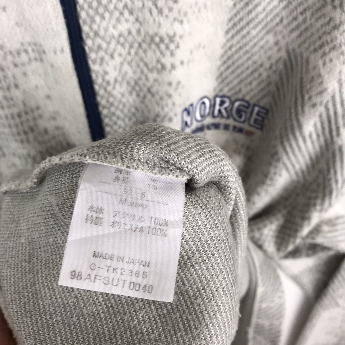 Vintage Vintage Norge Norway Alpine Ski Team All Half Zipper Jumper Size US M / EU 48-50 / 2 - 7 Thumbnail