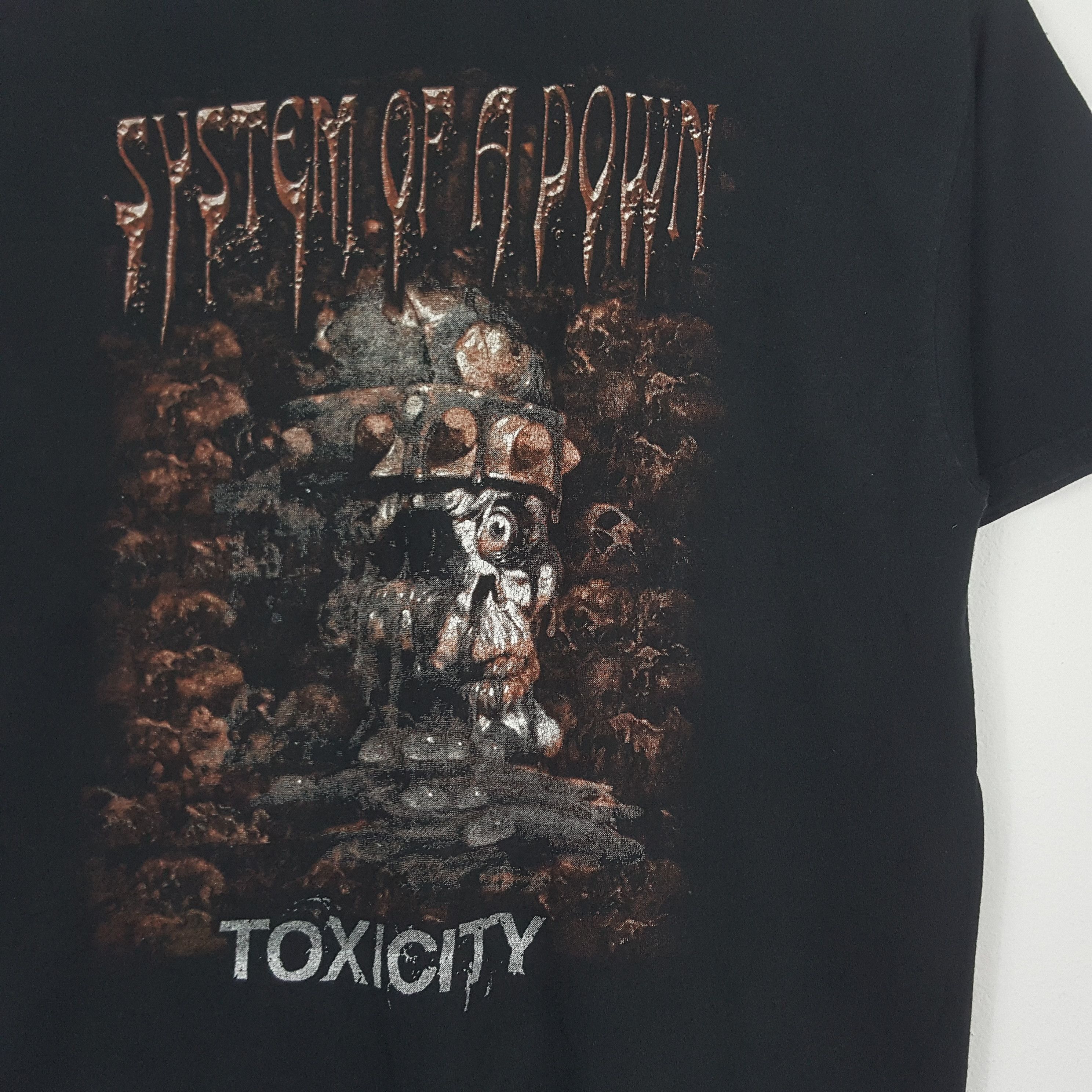 Band Tees × Vintage Vintage SYSTEM OF A DOWN American Rock Band Toxicity tees Size US L / EU 52-54 / 3 - 4 Thumbnail