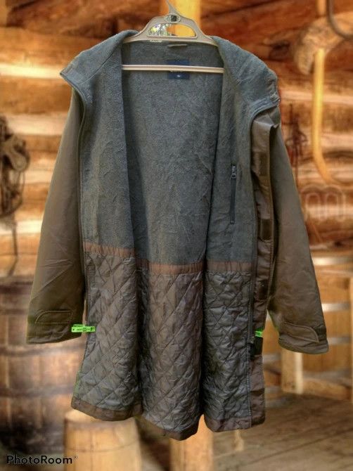 Japanese Brand × Uniqlo UNIQLO HOODIE PARKA LONG JACKET Size US XL / EU 56 / 4 - 2 Thumbnail