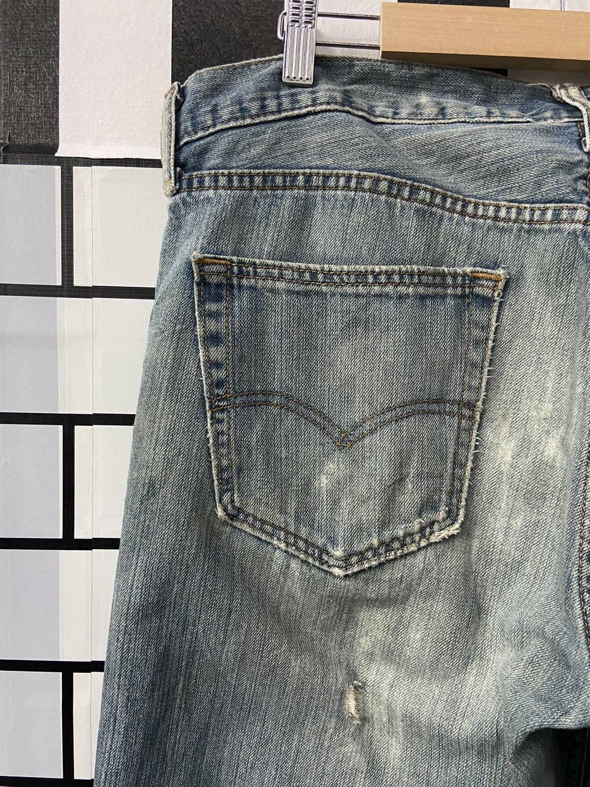 Levi's × Vintage Vintage Levi’s 559 Distressed Faded Blue Denim Pants Size US 34 / EU 50 - 16 Thumbnail