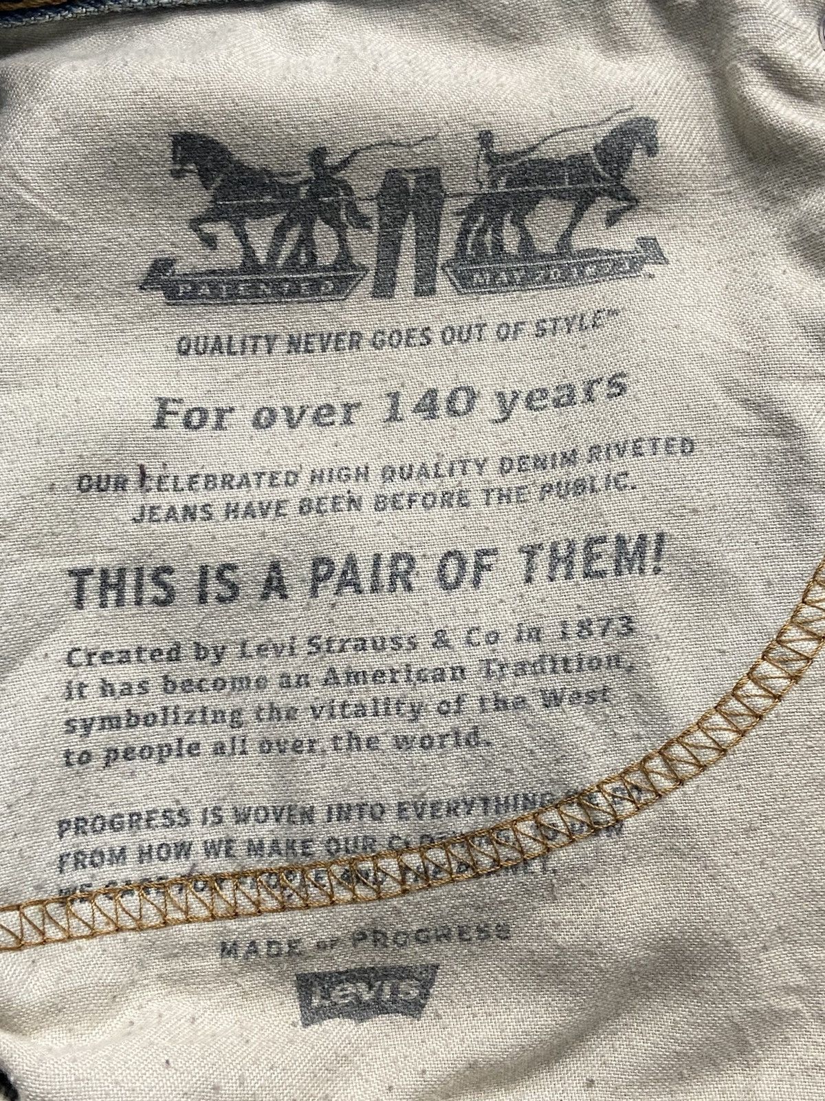 Levi's × Vintage Vintage Levi’s 559 Distressed Faded Blue Denim Pants Size US 34 / EU 50 - 21 Thumbnail