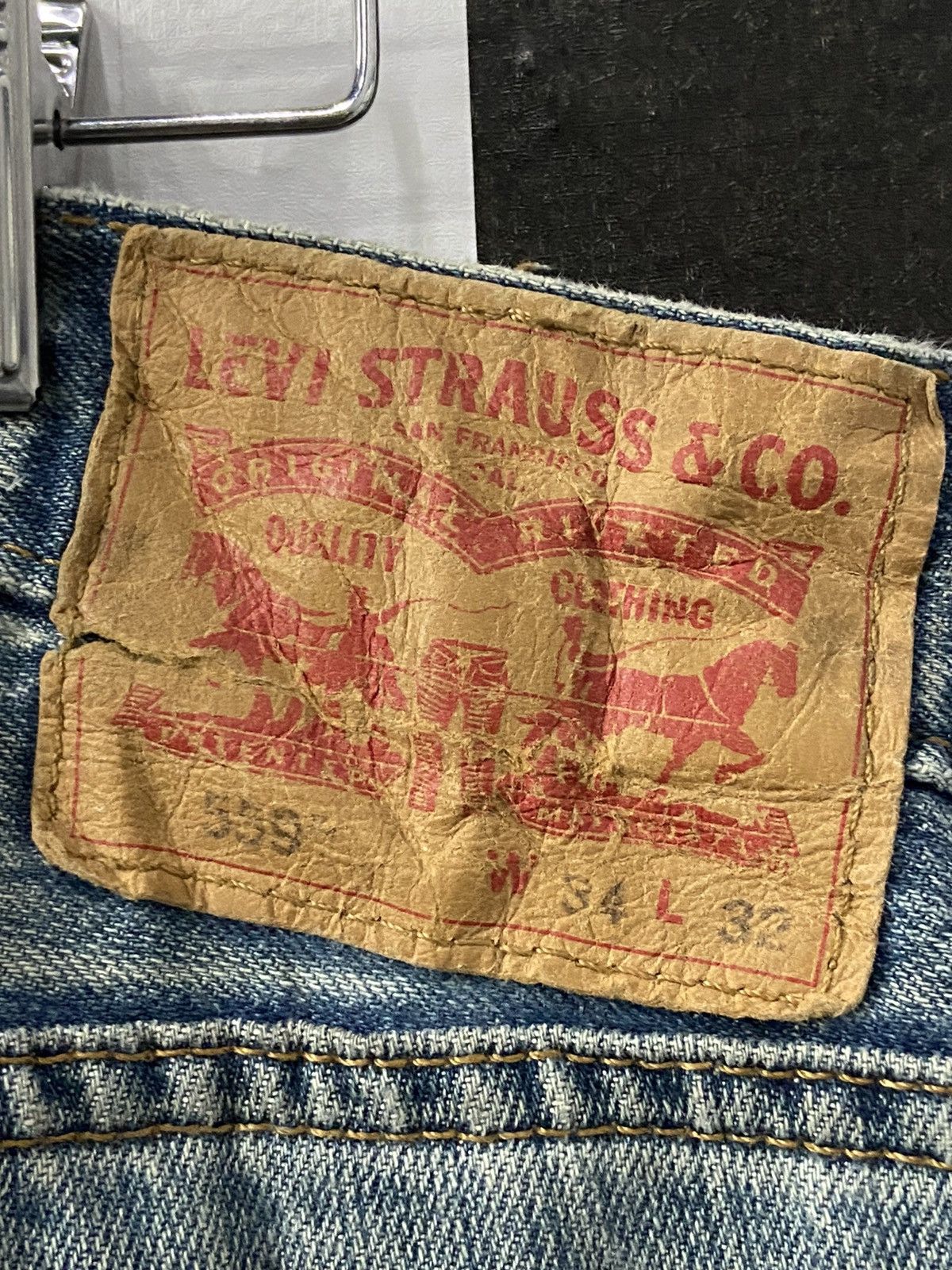 Levi's × Vintage Vintage Levi’s 559 Distressed Faded Blue Denim Pants Size US 34 / EU 50 - 19 Thumbnail